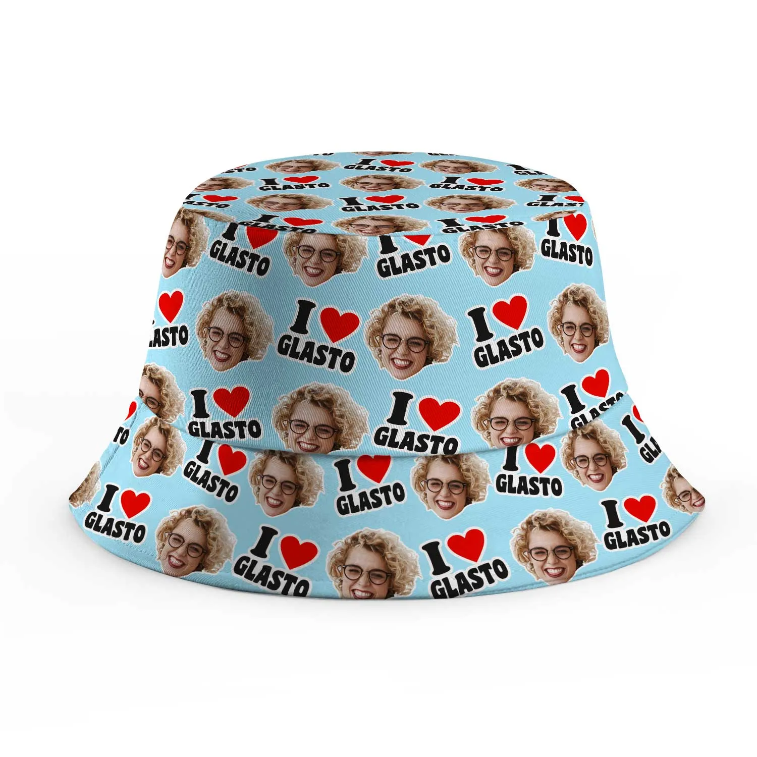 I Love Glastonbury Custom Bucket Hat sold by Super Socks product image thumbnail 4