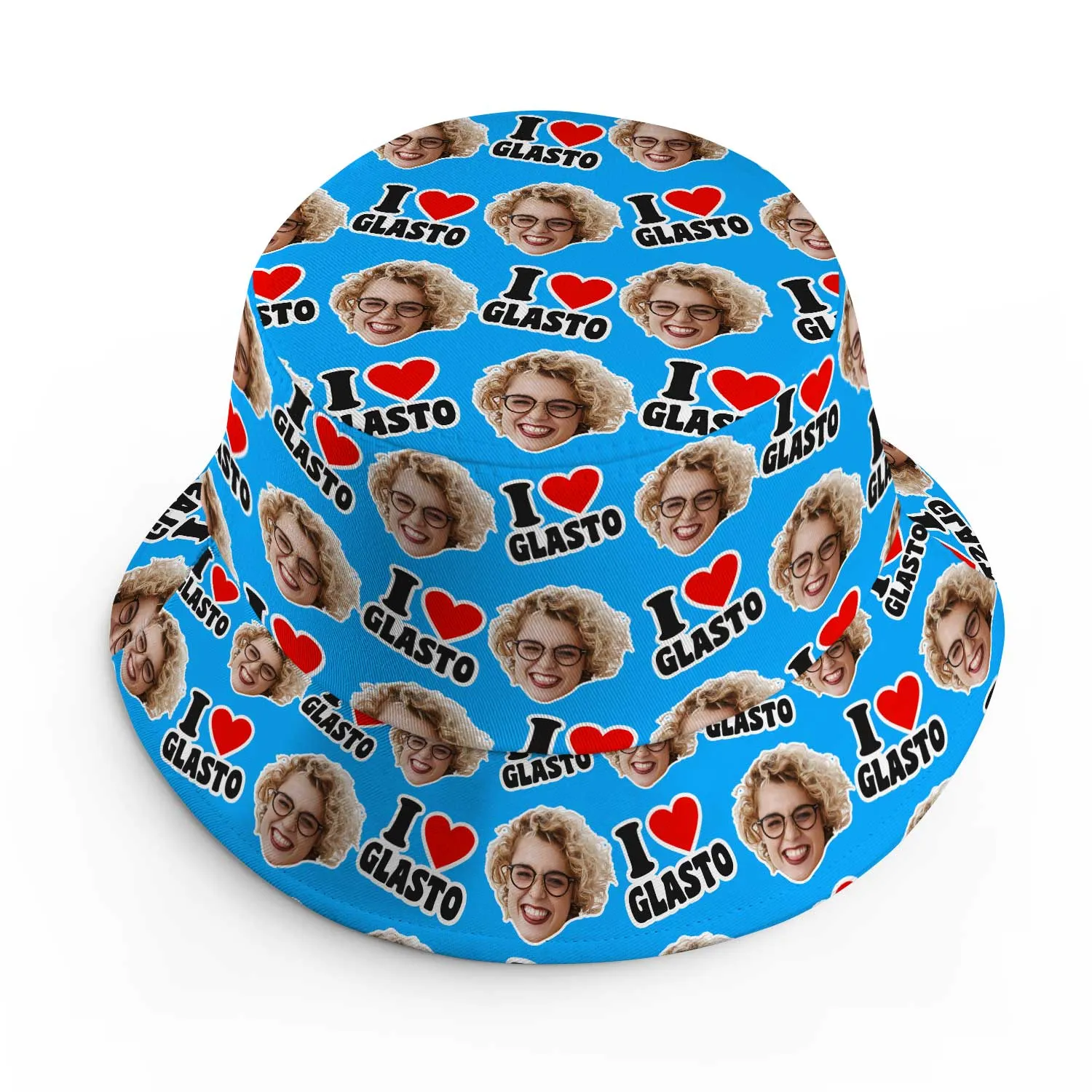I Love Glastonbury Custom Bucket Hat sold by Super Socks product image thumbnail 2