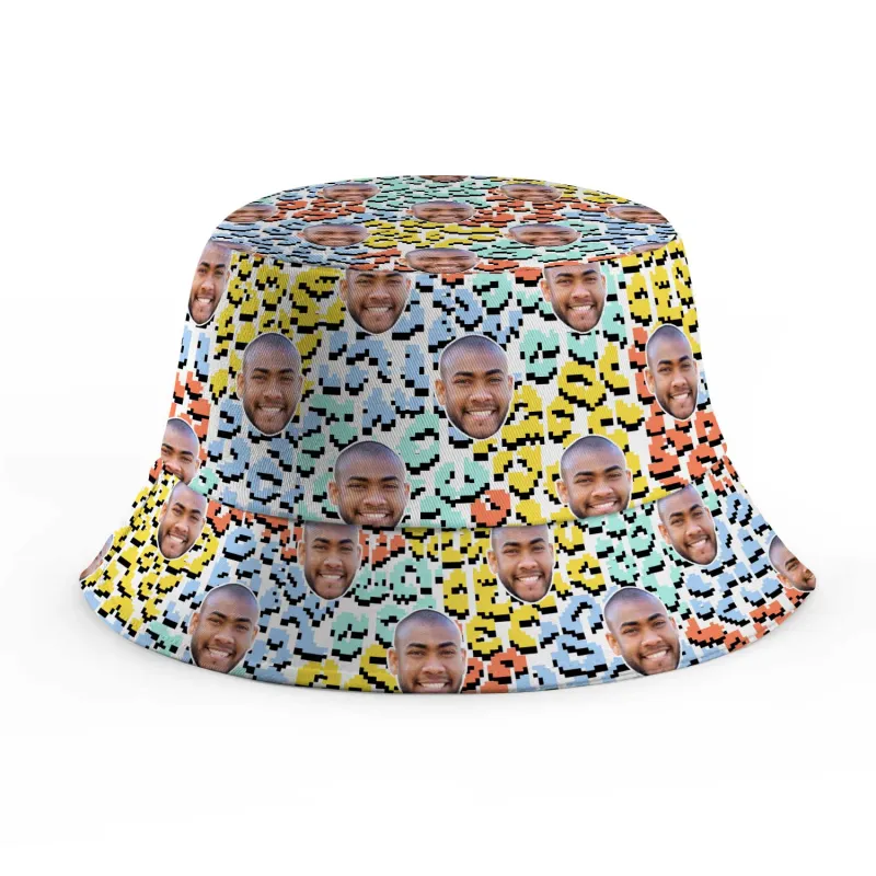 Funky Leopard Print Custom Bucket Hat sold by Super Socks