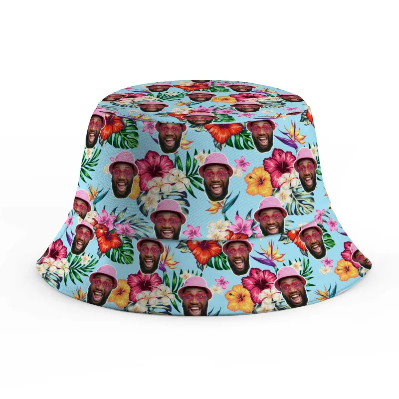 Tropical Hawaiian Custom Bucket Hat sold by Super Socks