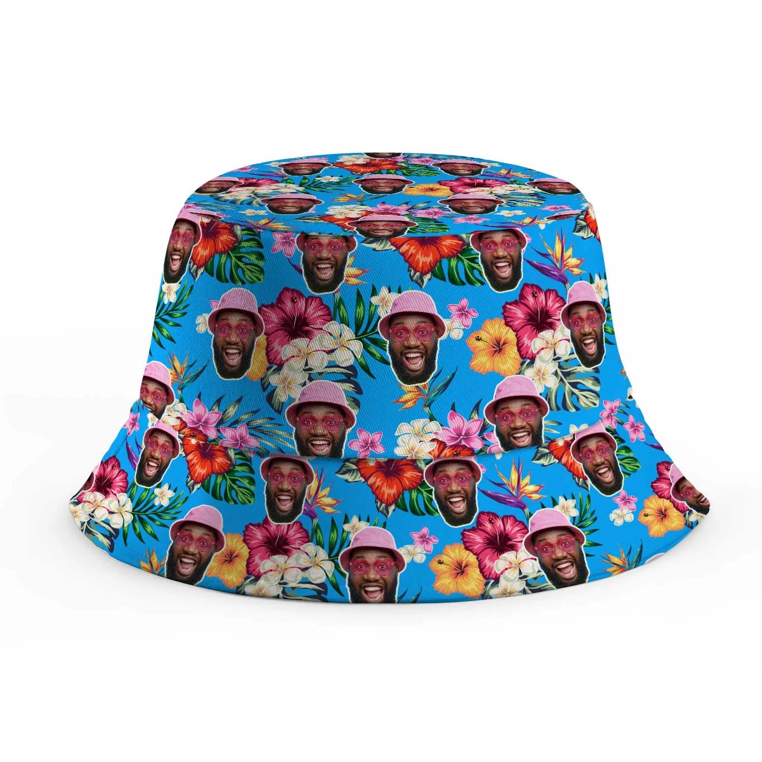 Tropical Hawaiian Custom Bucket Hat sold by Super Socks product image thumbnail 4