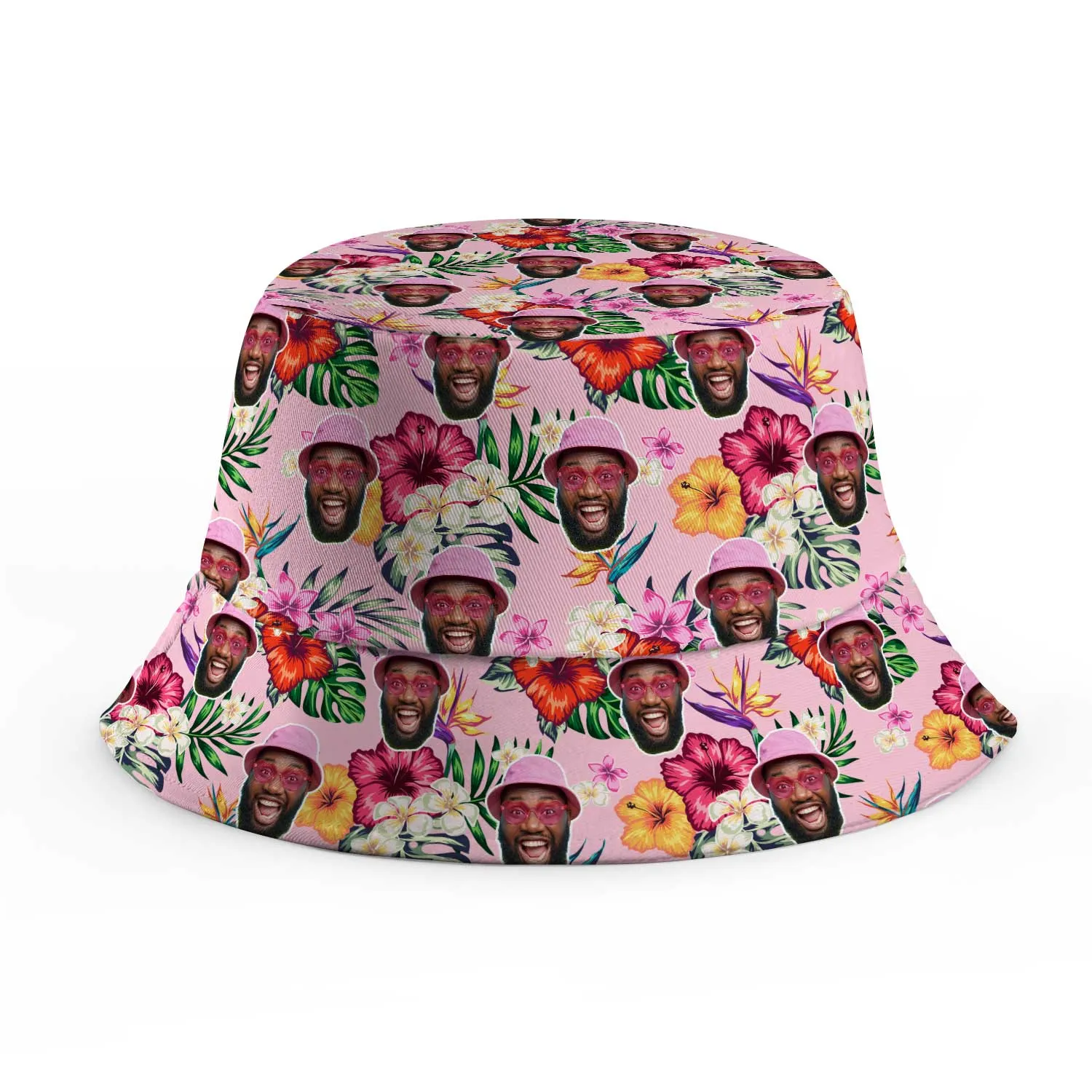 Tropical Hawaiian Custom Bucket Hat sold by Super Socks product image thumbnail 3