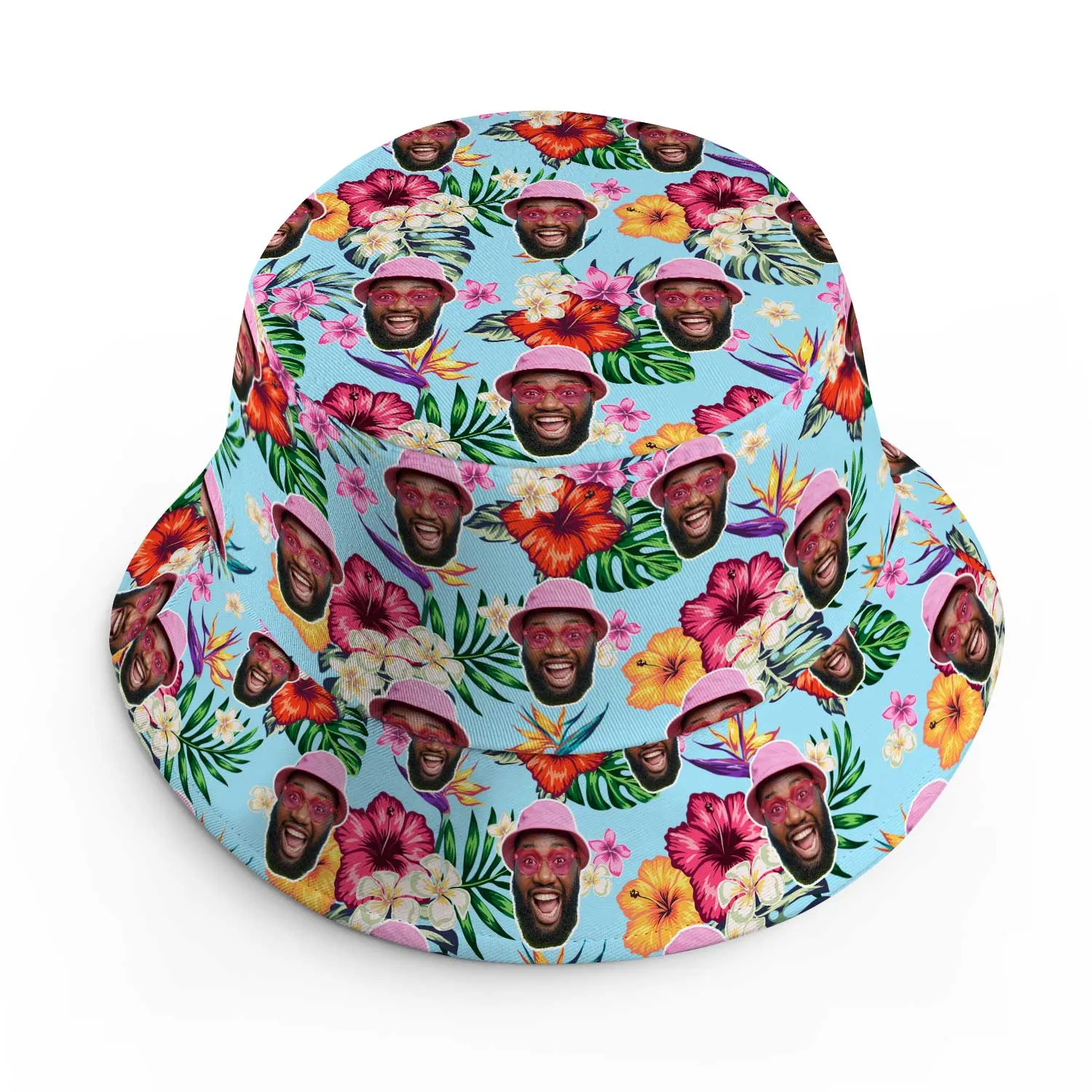 Tropical Hawaiian Custom Bucket Hat sold by Super Socks product image thumbnail 2