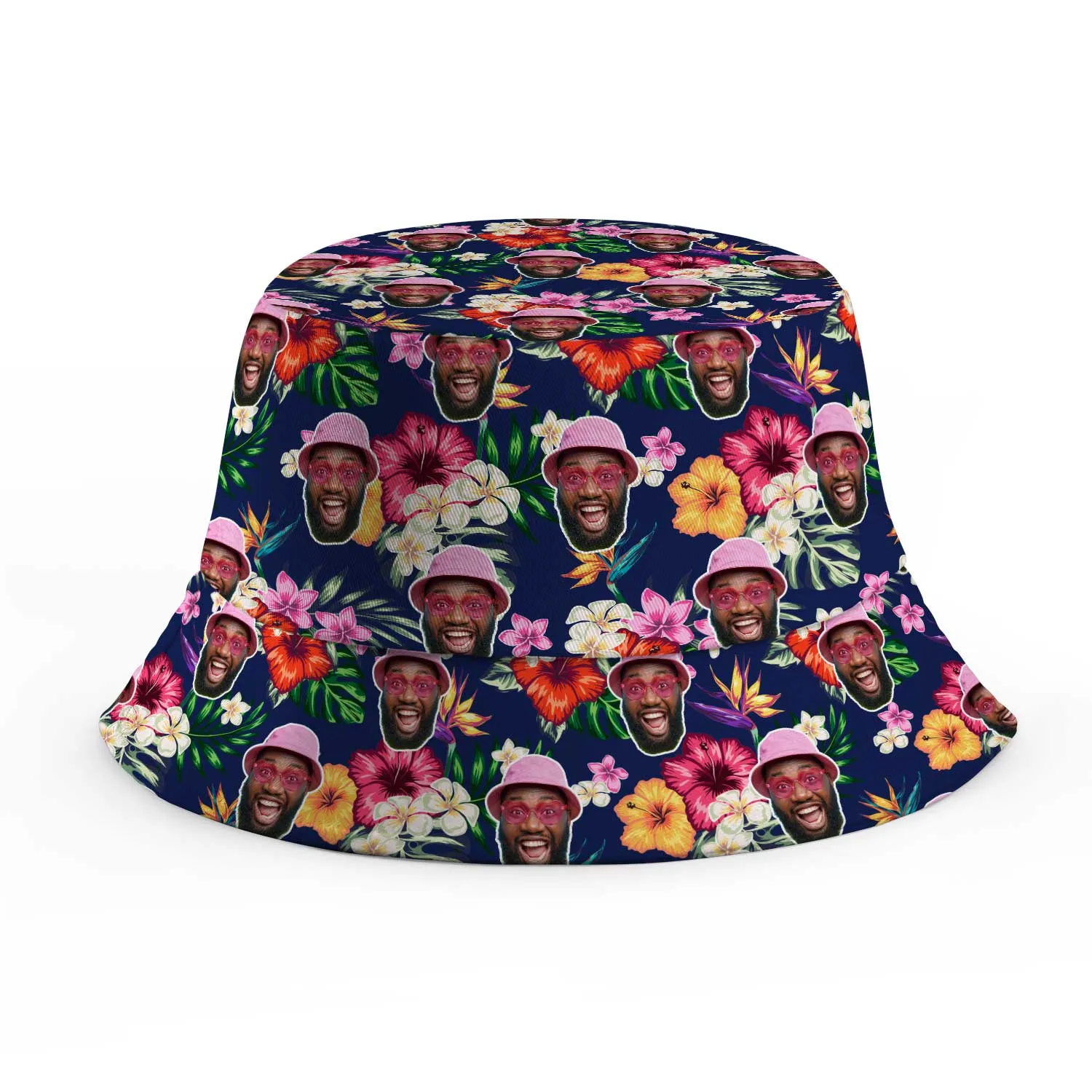 Tropical Hawaiian Custom Bucket Hat sold by Super Socks product image thumbnail 5