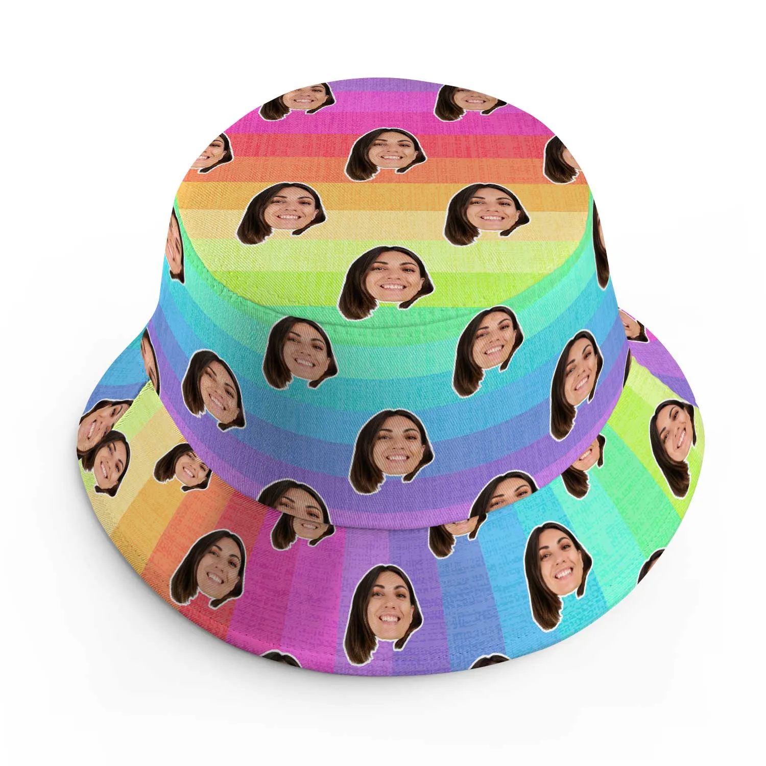Rainbow Custom Bucket Hat sold by Super Socks product image thumbnail 2