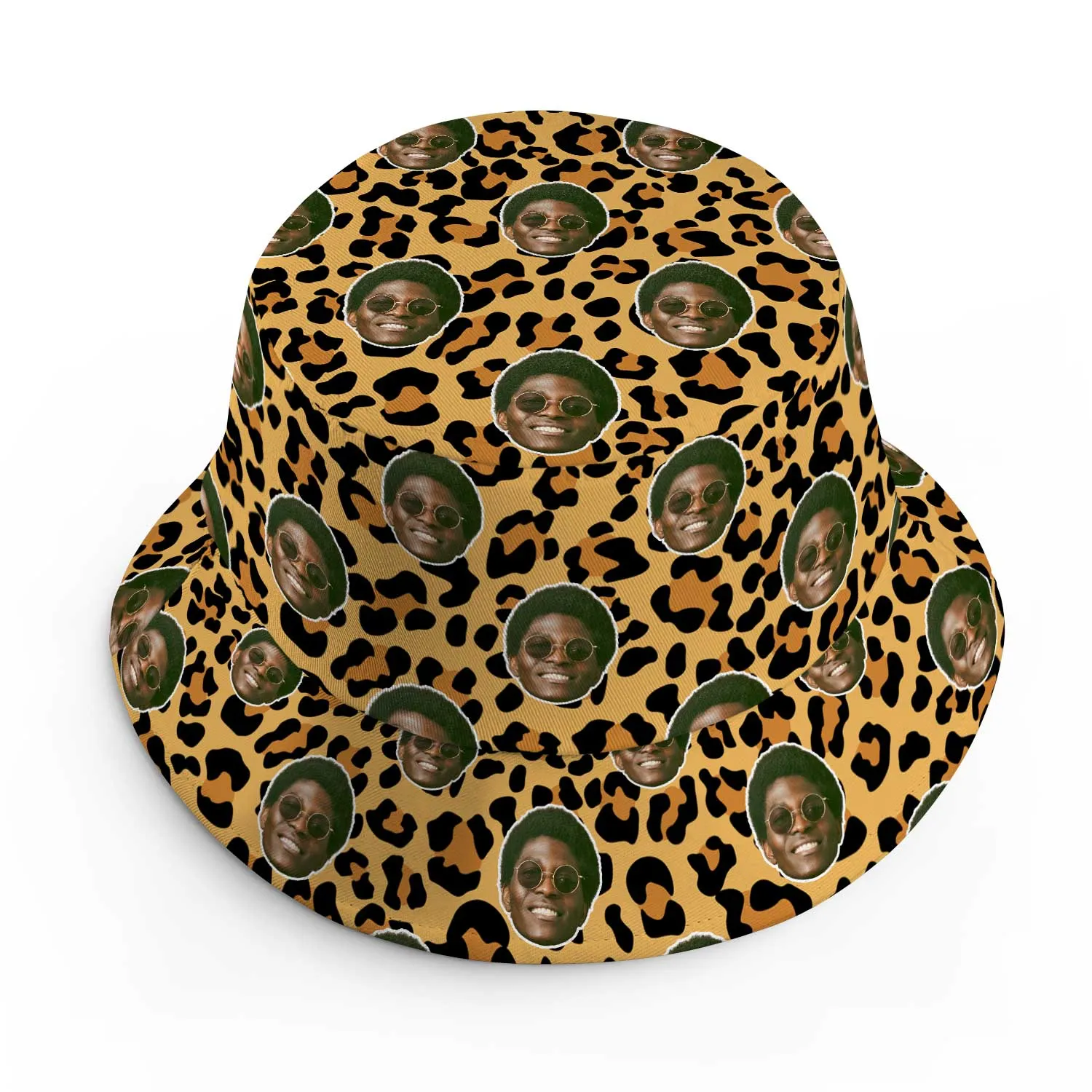 Leopard Print Custom Bucket Hat sold by Super Socks product image thumbnail 2