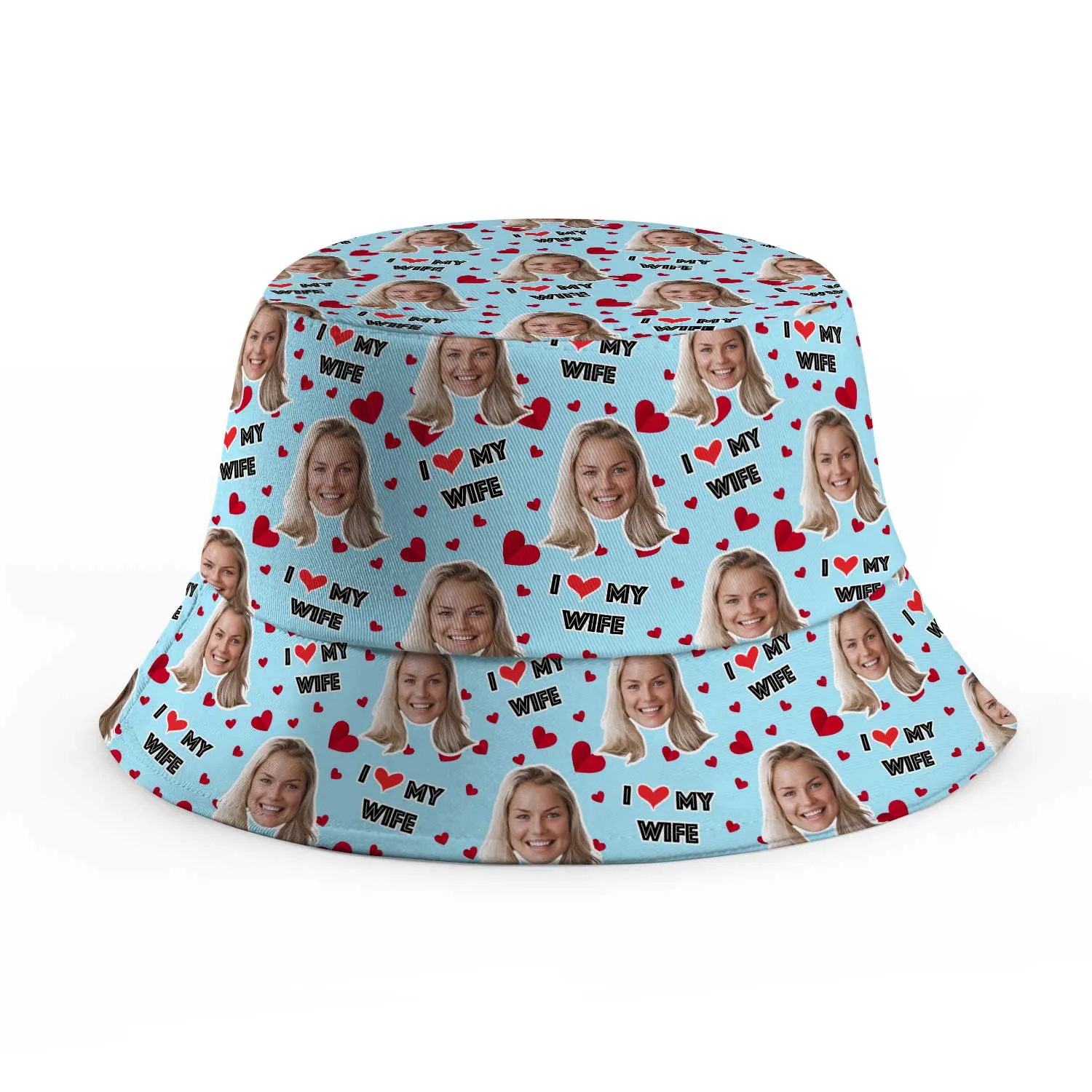 I Love My Wife Custom Bucket Hat sold by Super Socks