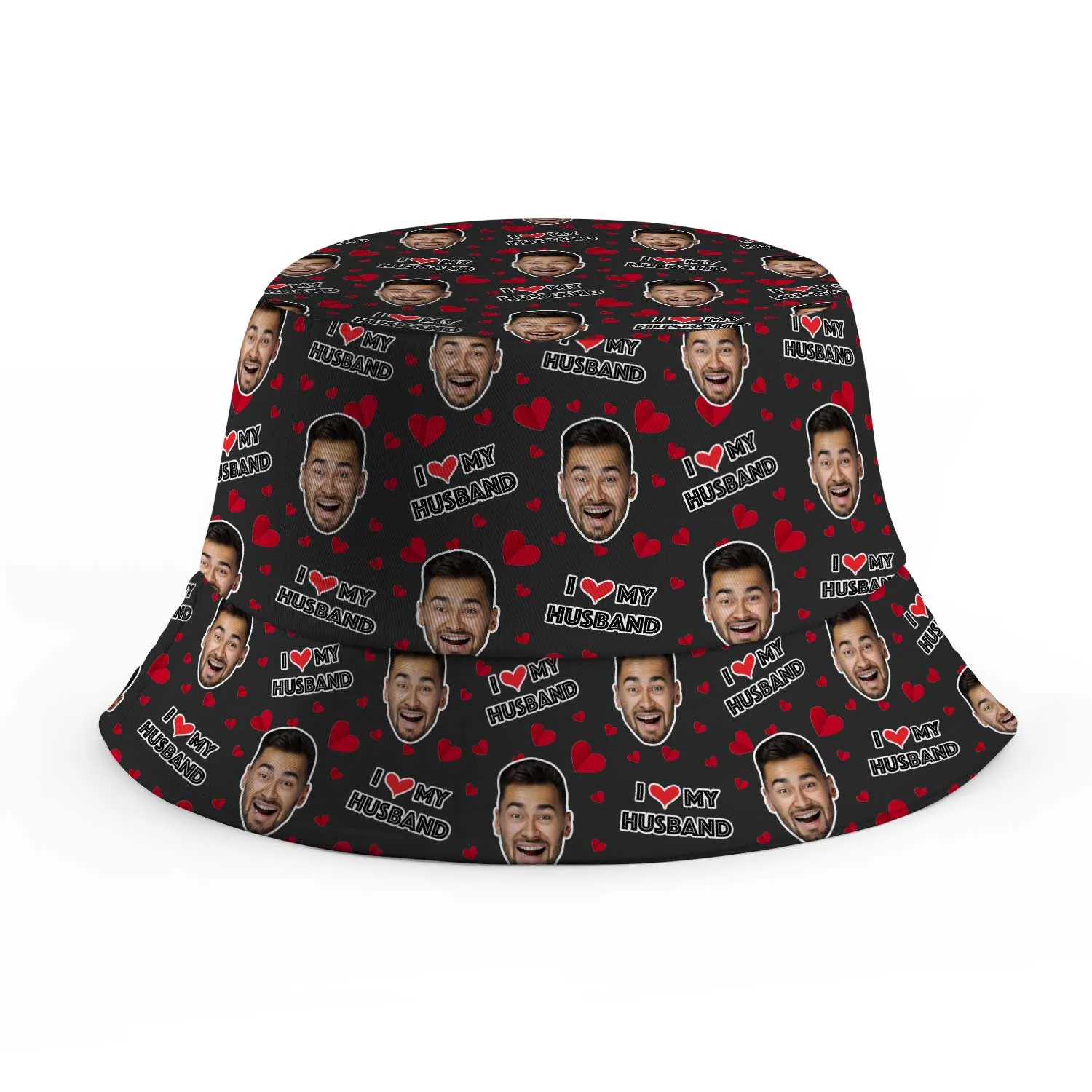 I Love My Husband Custom Bucket Hat sold by Super Socks