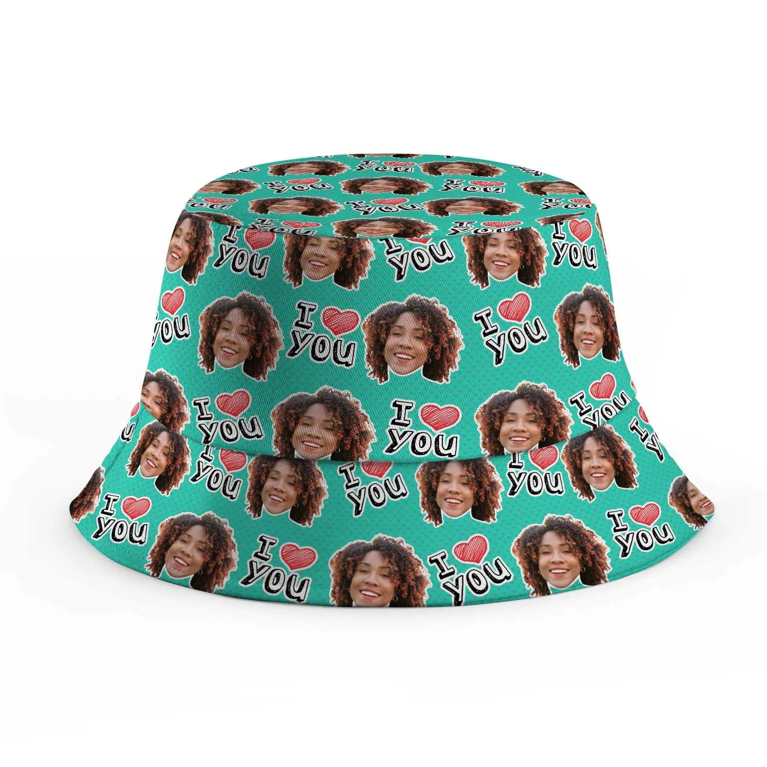 I Heart You Custom Bucket Hat sold by Super Socks product image thumbnail 4