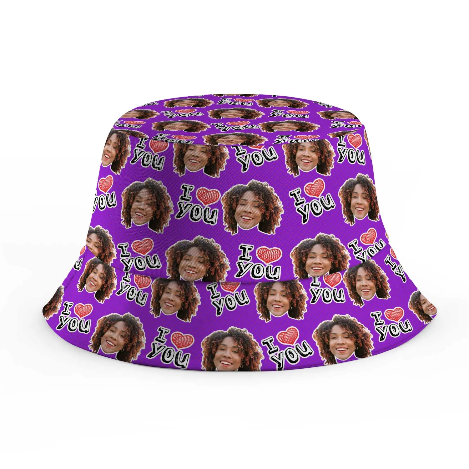 I Heart You Custom Bucket Hat sold by Super Socks product image thumbnail 5