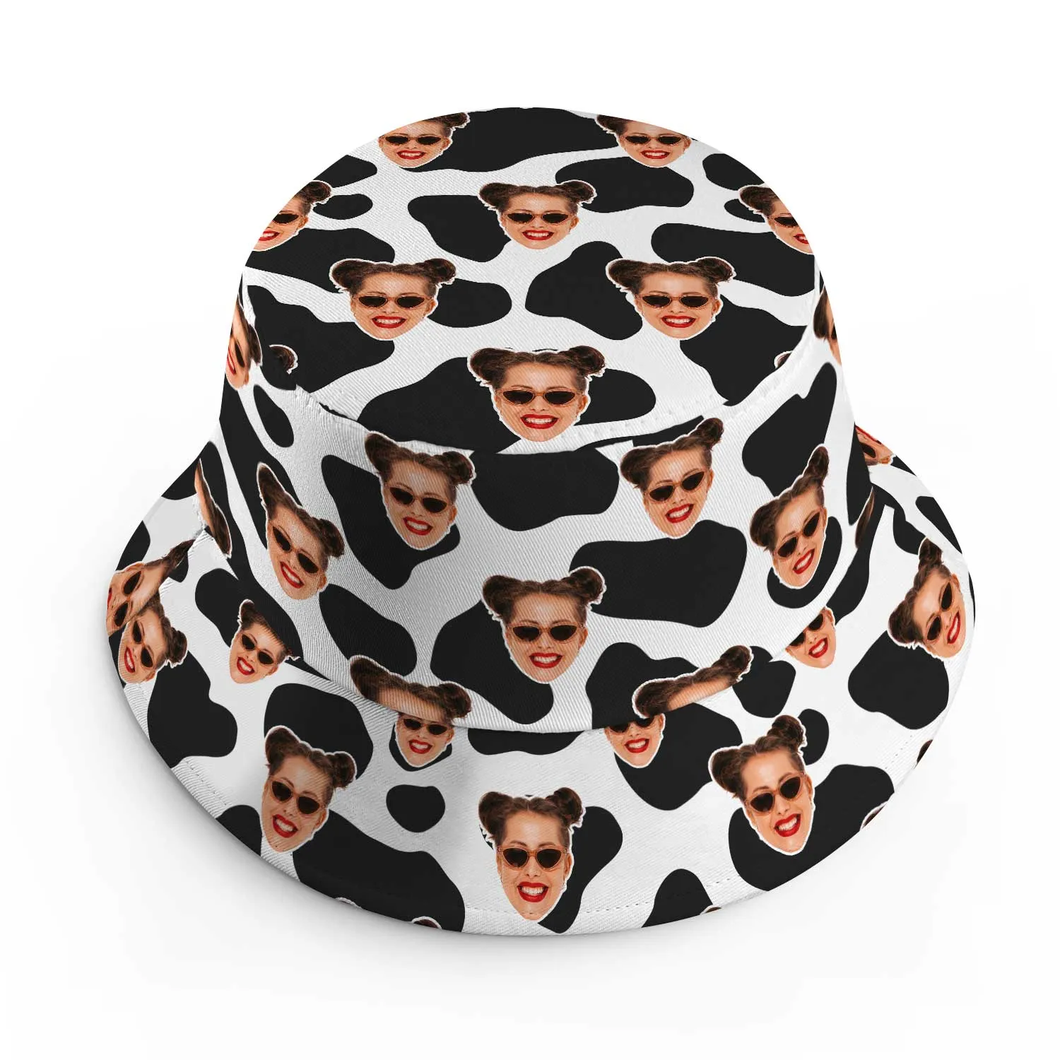 Cow Print Custom Bucket Hat sold by Super Socks product image thumbnail 2
