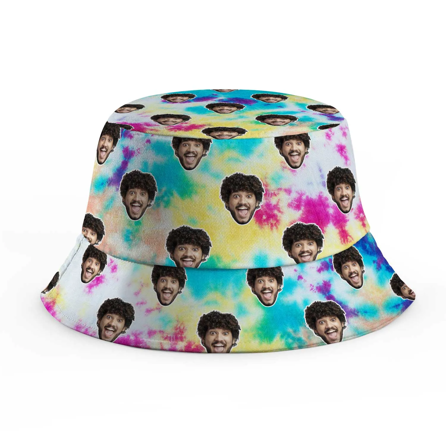 Colourful Tie Dye Custom Bucket Hat sold by Super Socks