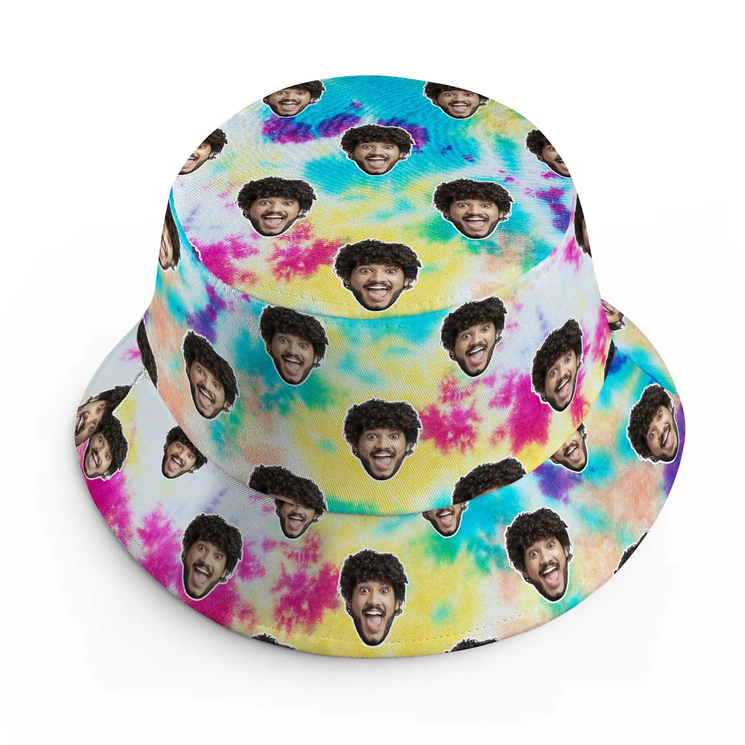 Colourful Tie Dye Custom Bucket Hat sold by Super Socks product image thumbnail 2