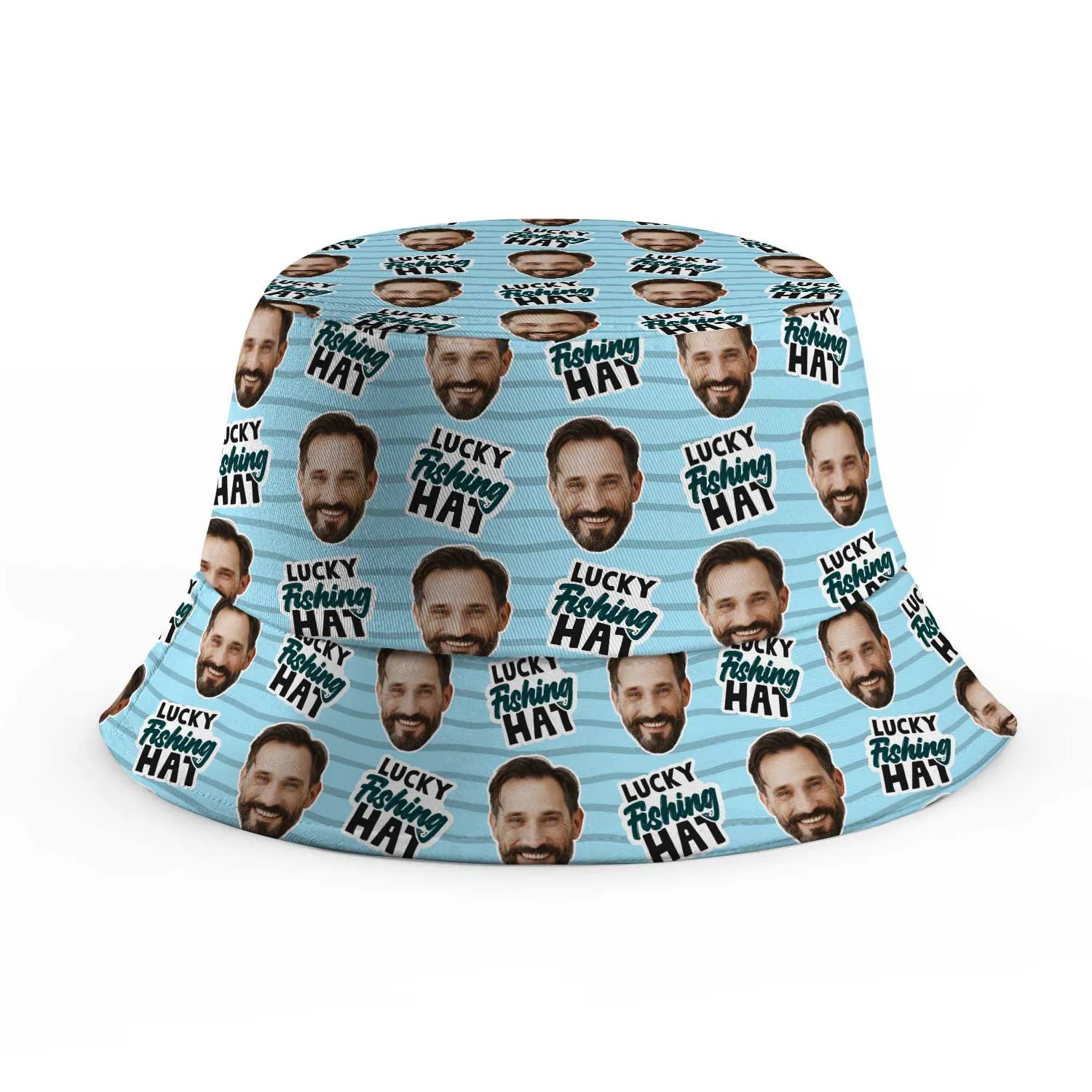 Lucky Fishing Hat Custom Bucket Hat sold by Super Socks product image thumbnail 3