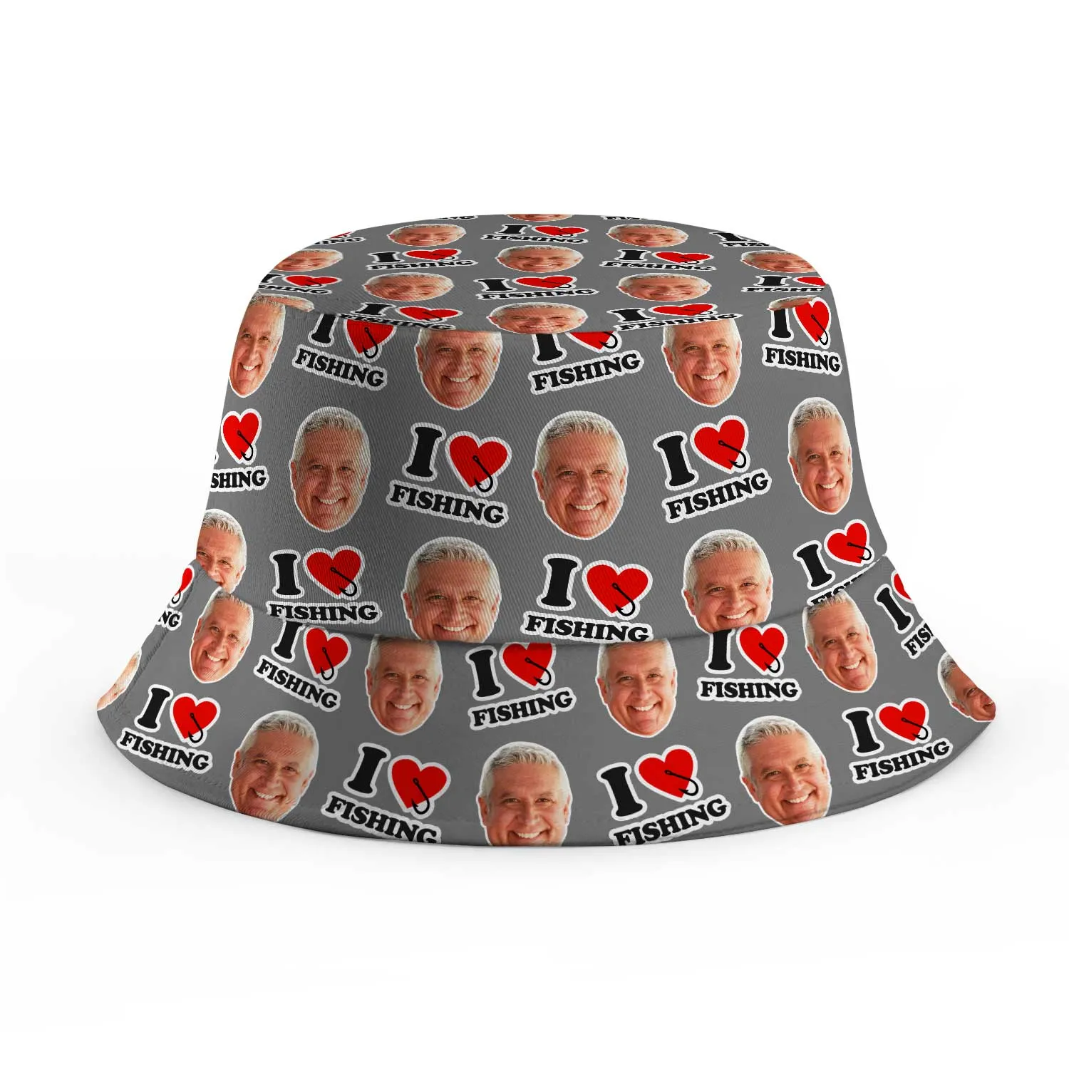I Love Fishing Custom Bucket Hat sold by Super Socks