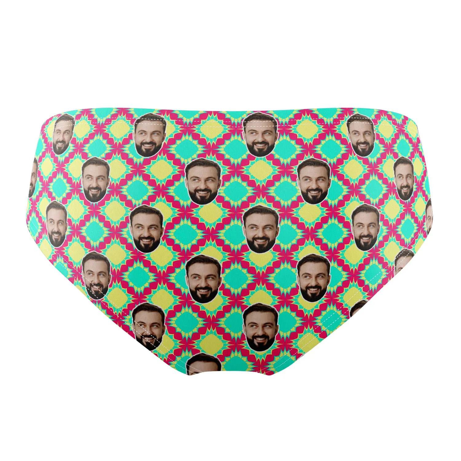 Tropical Abstract Custom Swim Trunks sold by Super Socks product image thumbnail 2