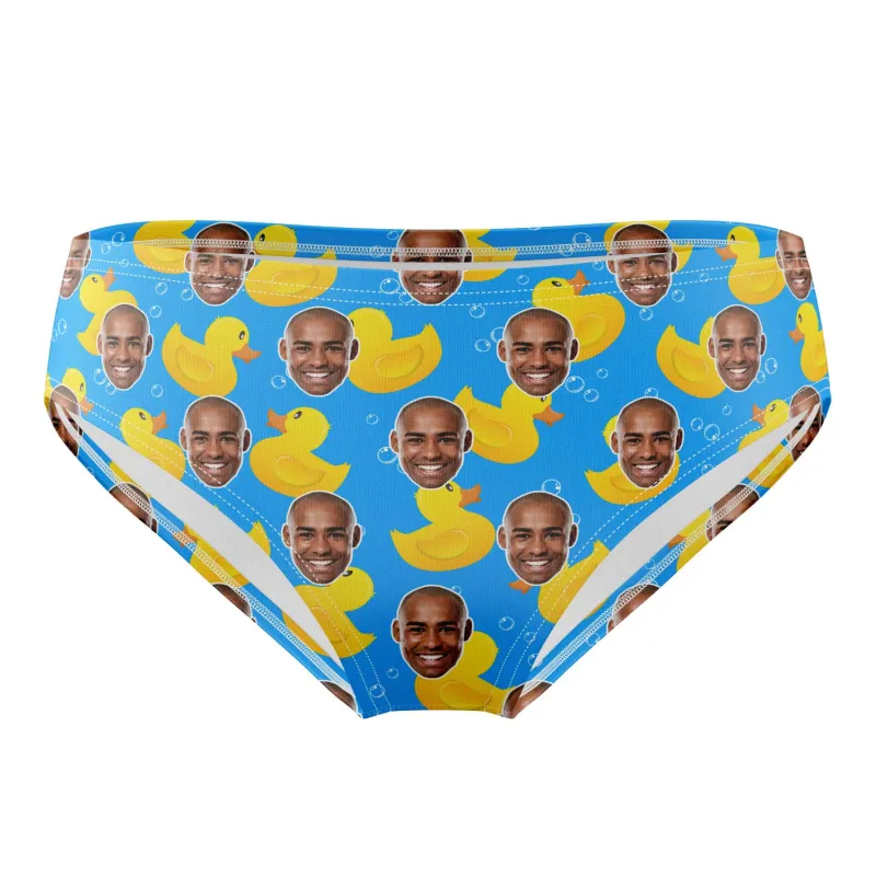 Rubber Duck Custom Swim Trunks sold by Super Socks