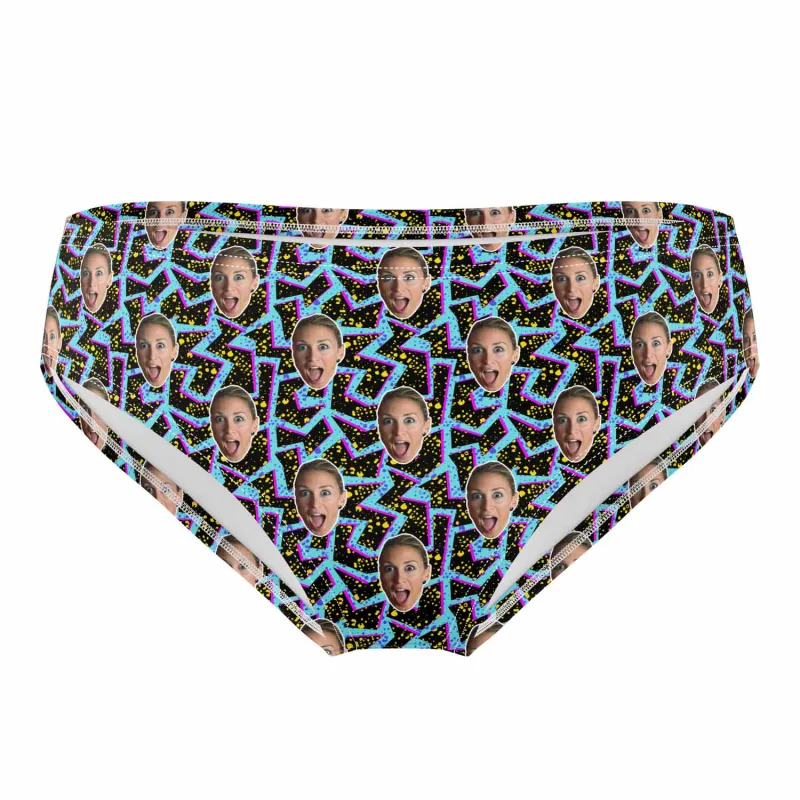 Retro Personalised Swim Trunks made by Super Socks