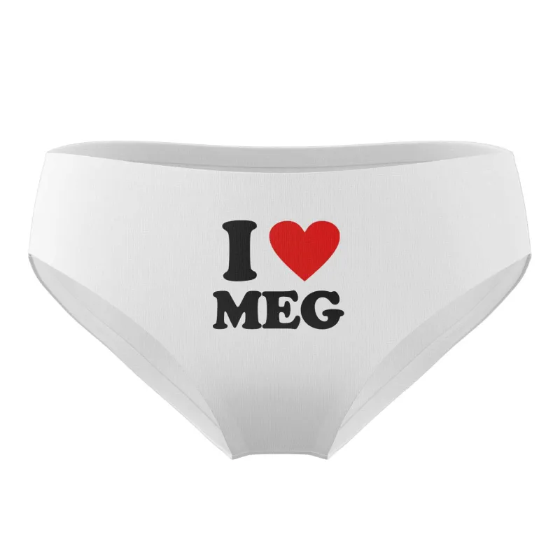 I Heart [Name] Custom Swim Trunks sold by Super Socks