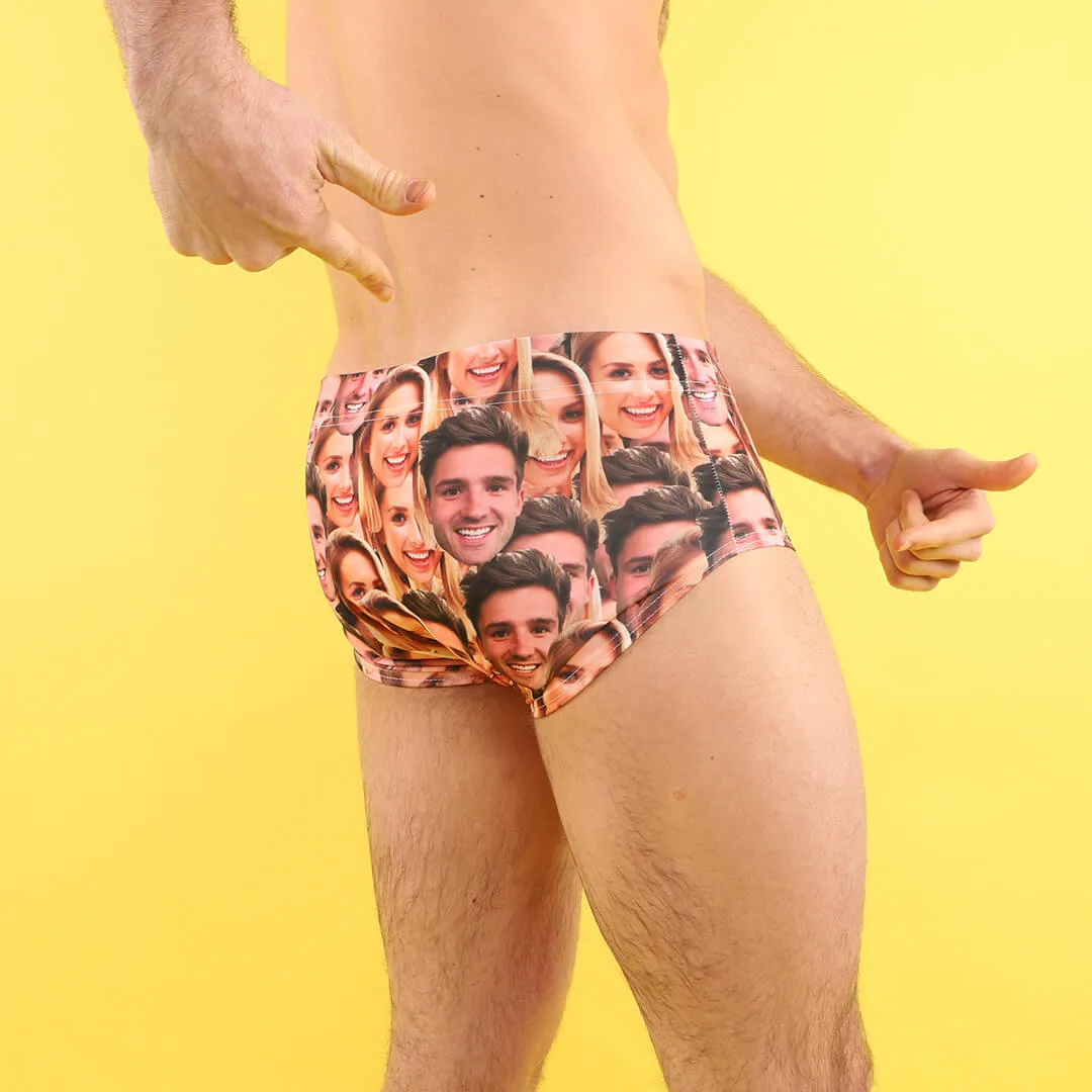 Face Mash Personalised Swim Trunks sold by Super Socks product image thumbnail 2