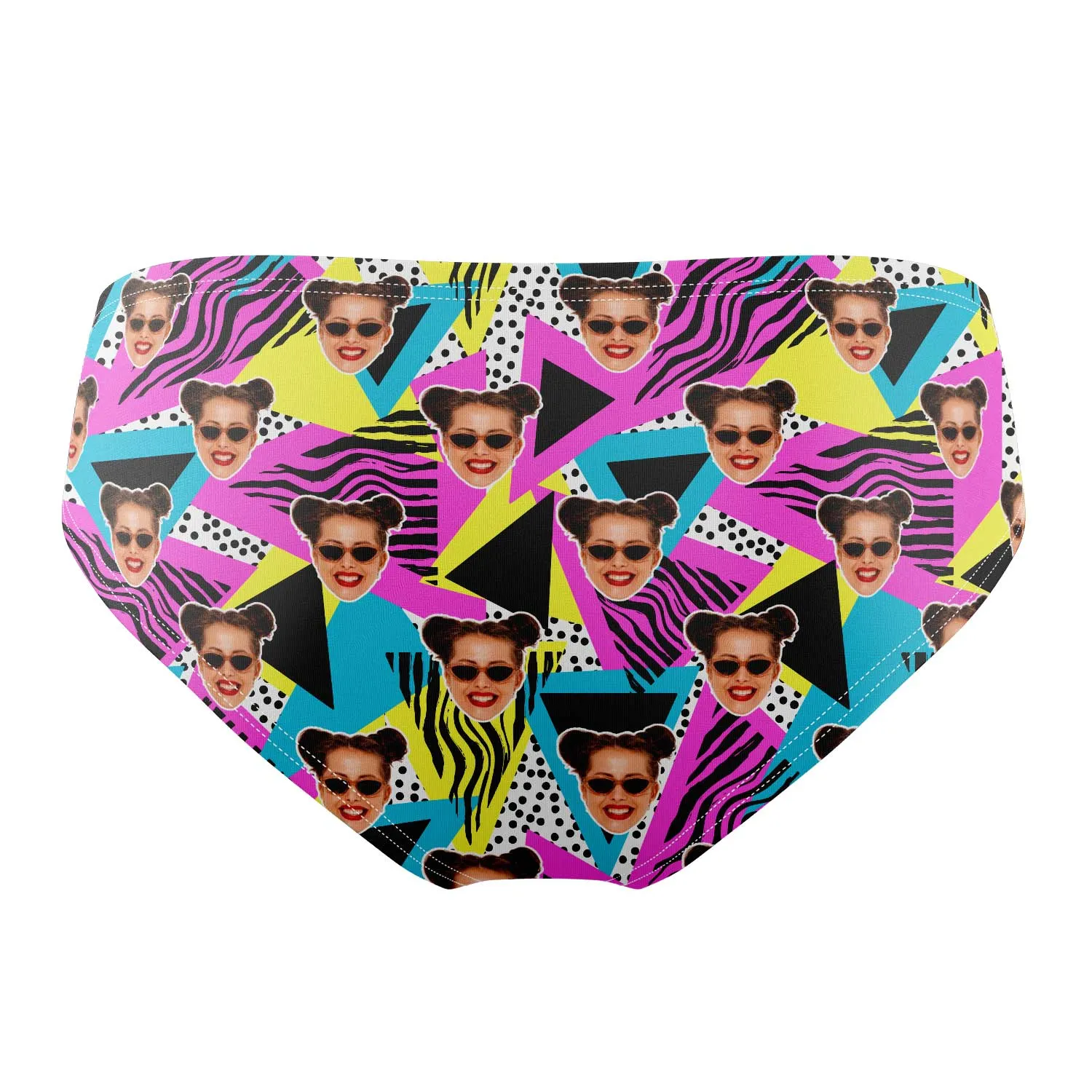 Retro Pink Print Personalised Swim Trunks sold by Super Socks product image thumbnail 2