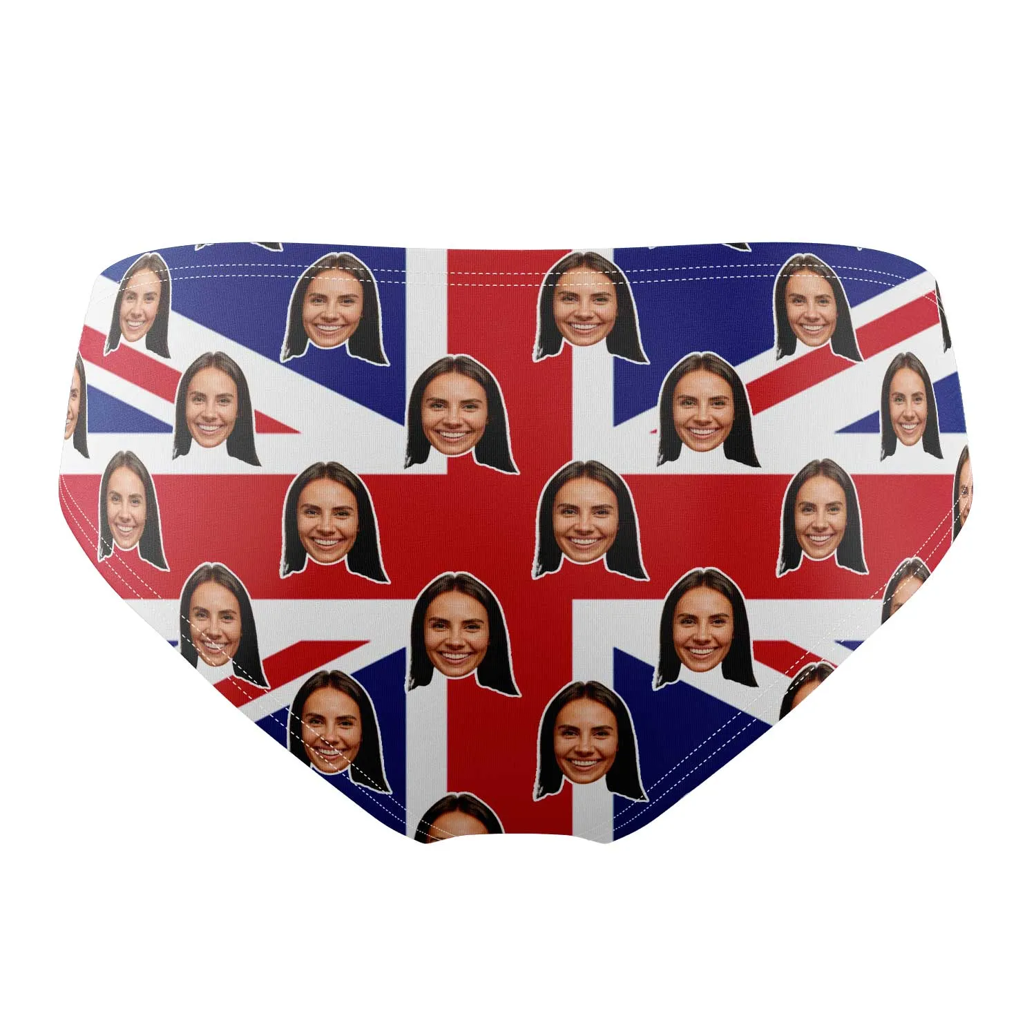 Face Pattern UK Flag Swim Trunks sold by Super Socks product image thumbnail 2