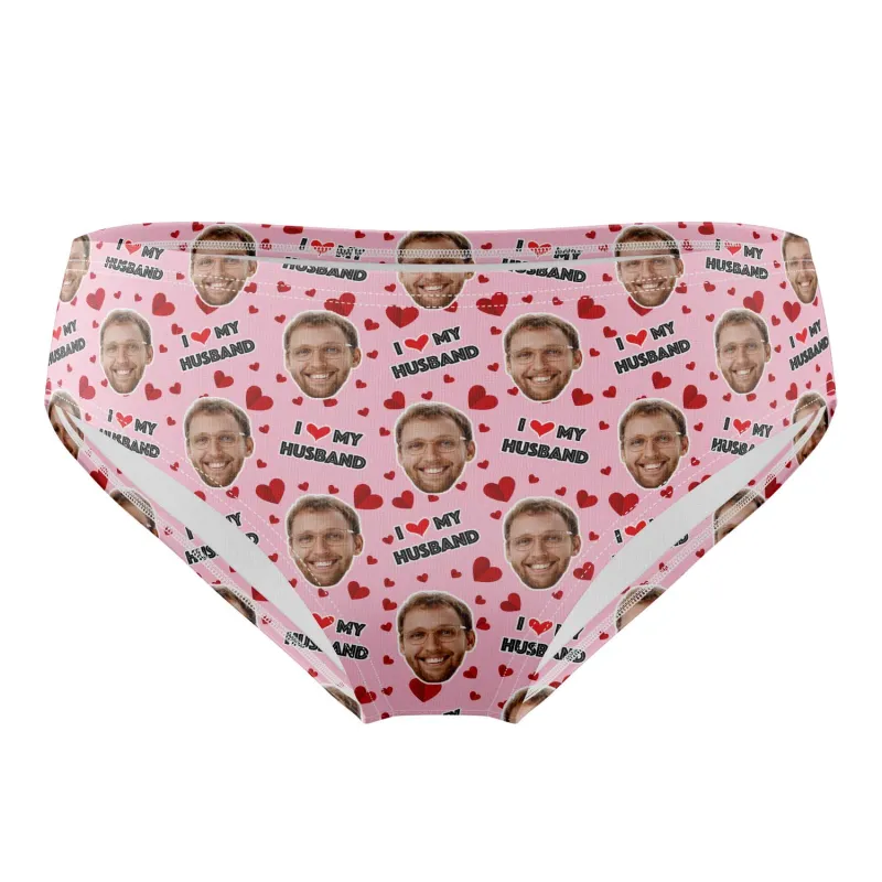 I Love My Husband Personalised Swim Trunks sold by Super Socks