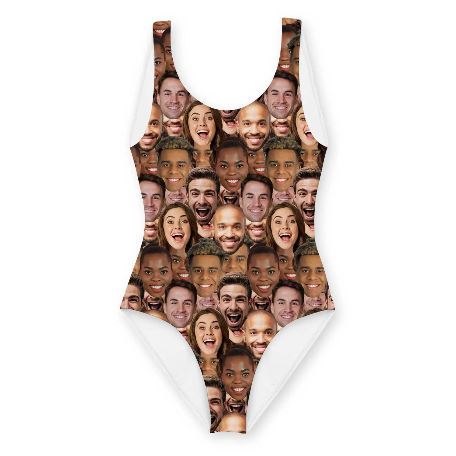 Team Face Mash Personalised Swimsuit sold by Super Socks product image thumbnail 2