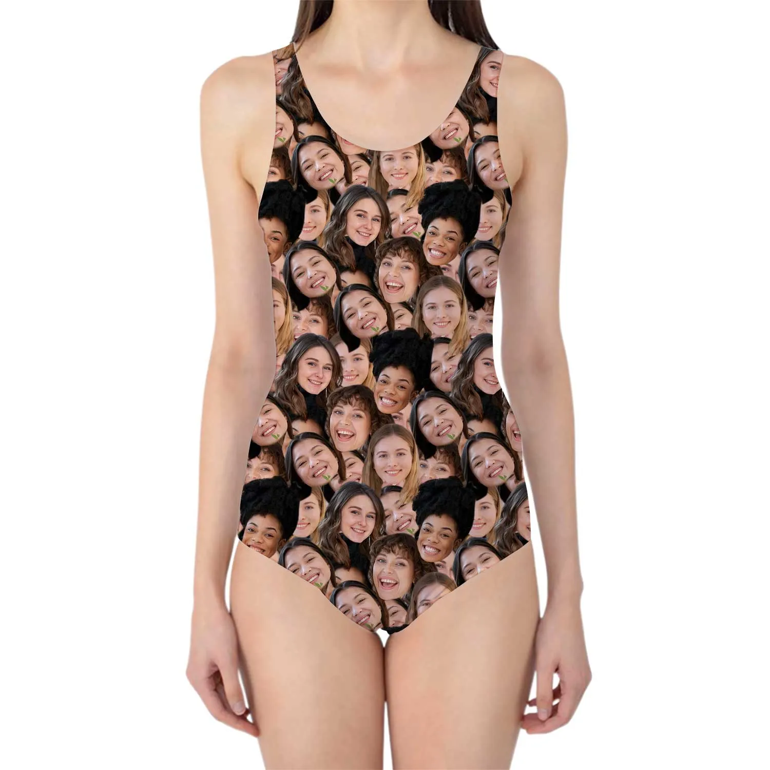 Bachelorette Personalised Face Mash Swimsuit sold by Super Socks