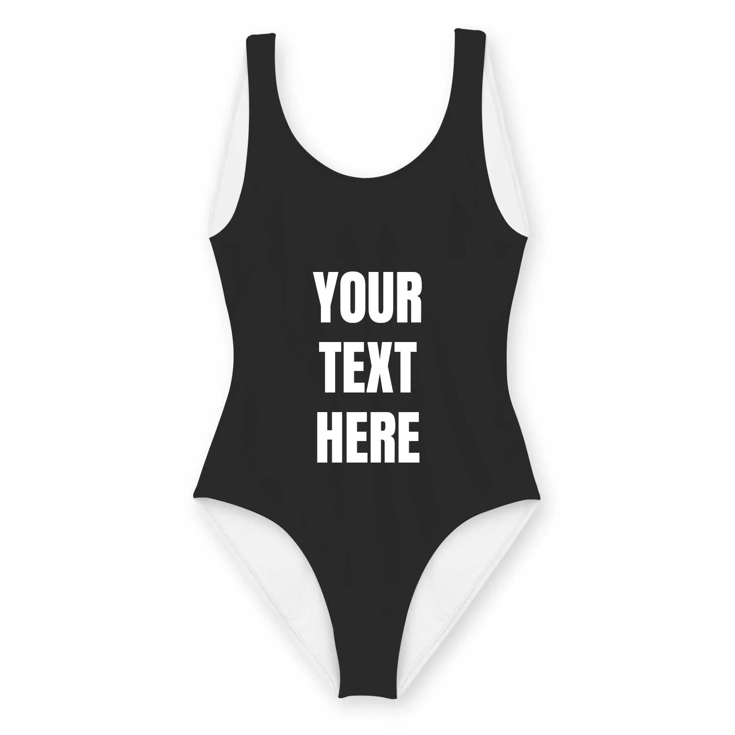 Personalised Swimsuit With *Your Text* sold by Super Socks product image thumbnail 5