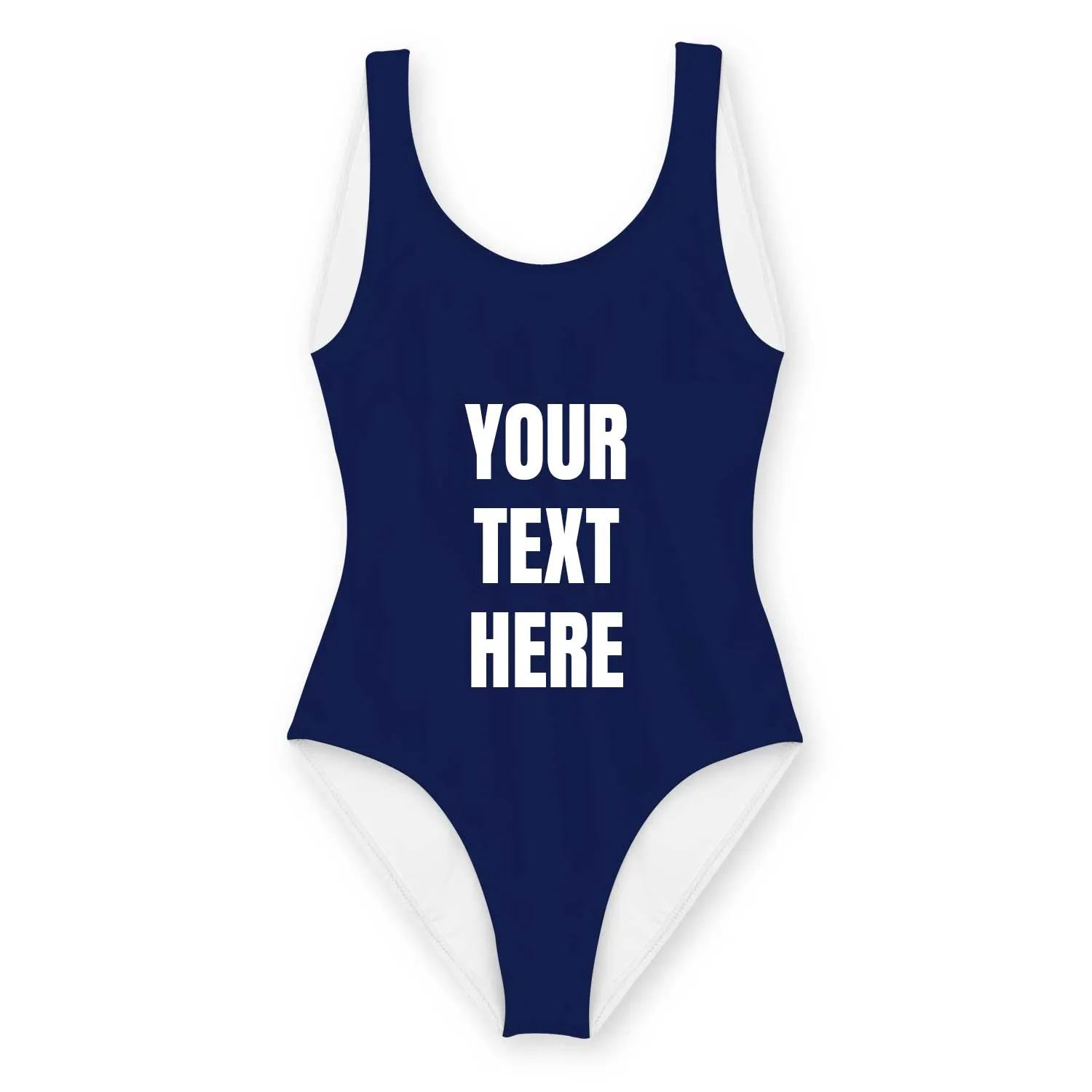 Personalised Swimsuit With *Your Text* sold by Super Socks product image thumbnail 2