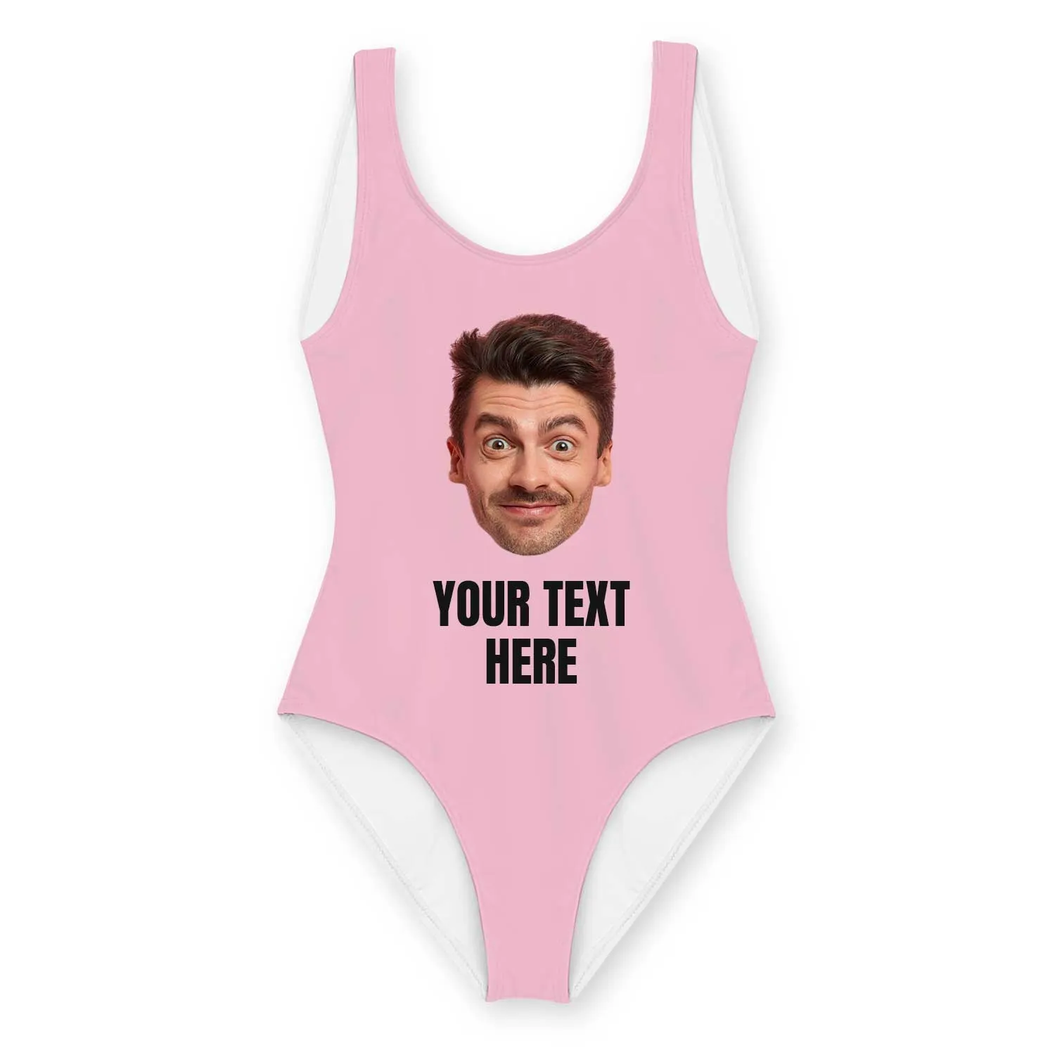 Personalised Swimsuit With *Face & Text* sold by Super Socks product image thumbnail 4