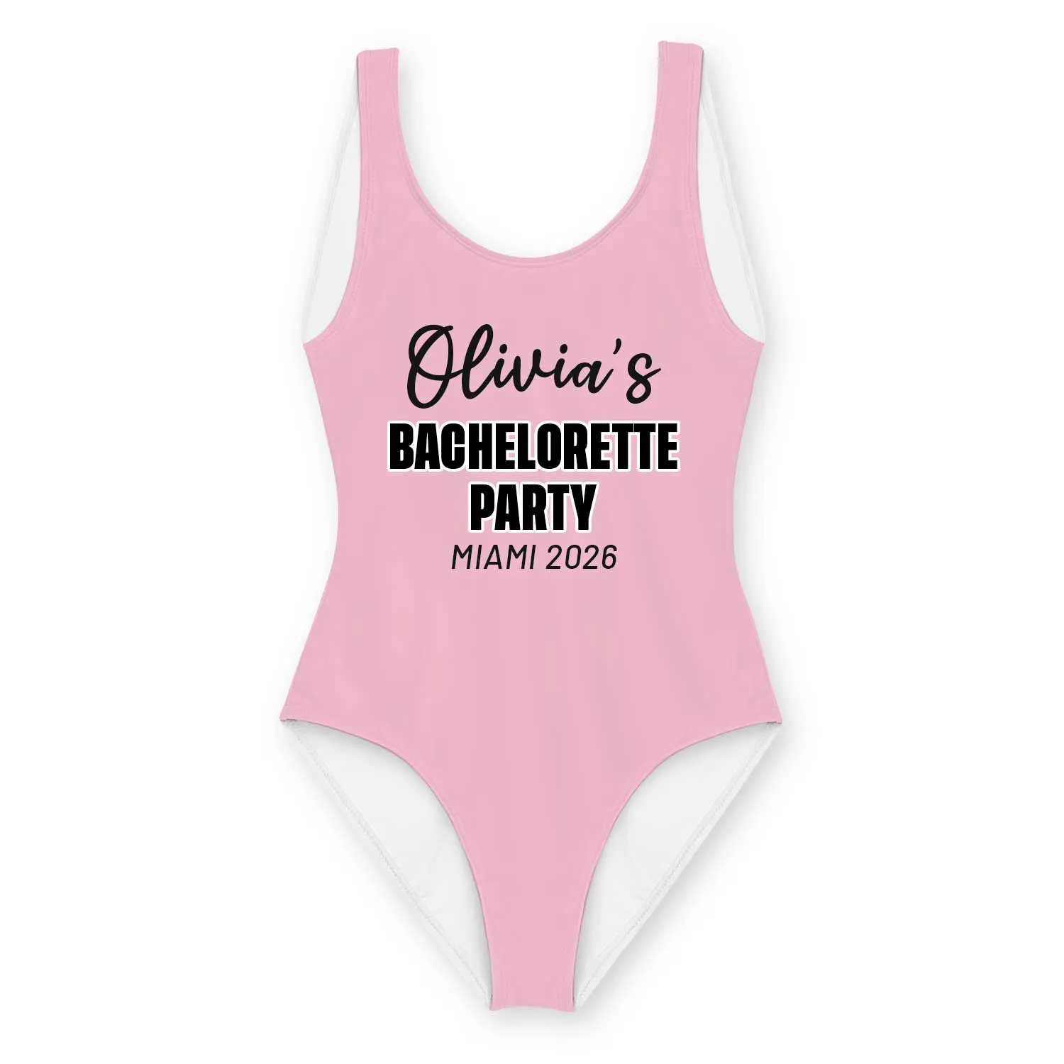 *Name & Place* Bachelorette Party Personalised Swimsuit sold by Super Socks product image thumbnail 4