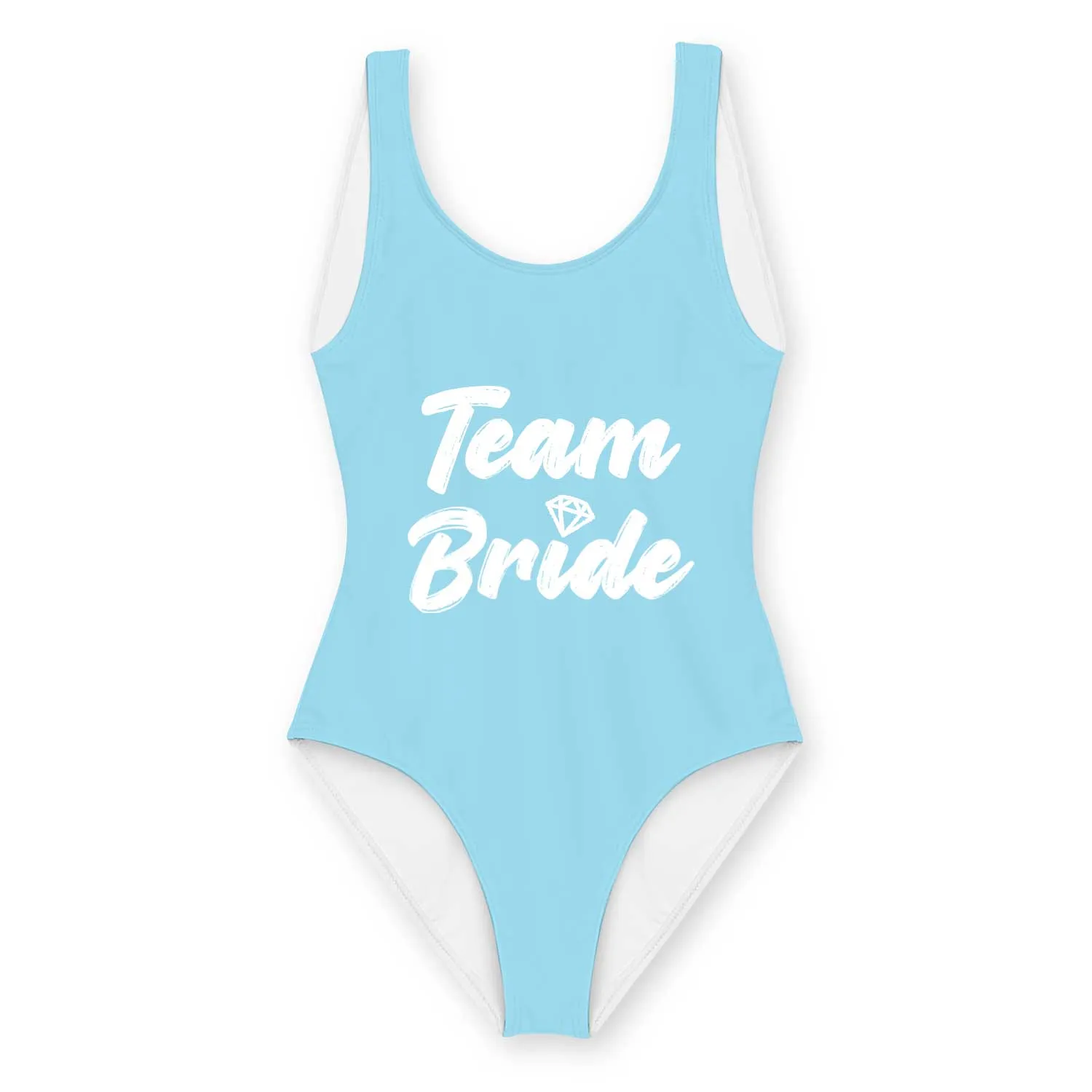 Team Bride Hen Party Swimsuit sold by Super Socks product image thumbnail 3