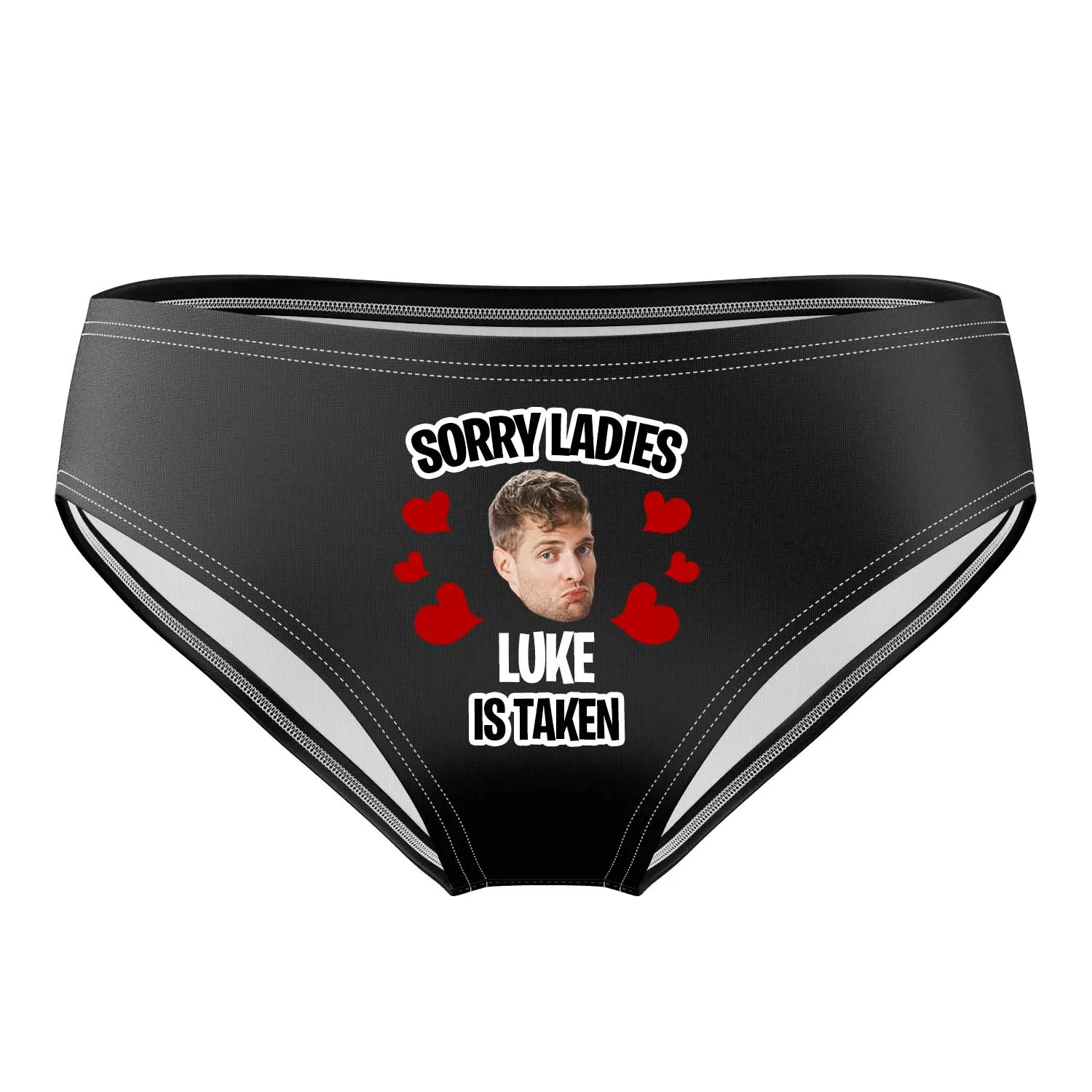 Sorry Ladies *Name* Is Taken Swim Trunks Personalised With Face sold by Super Socks product image thumbnail 4