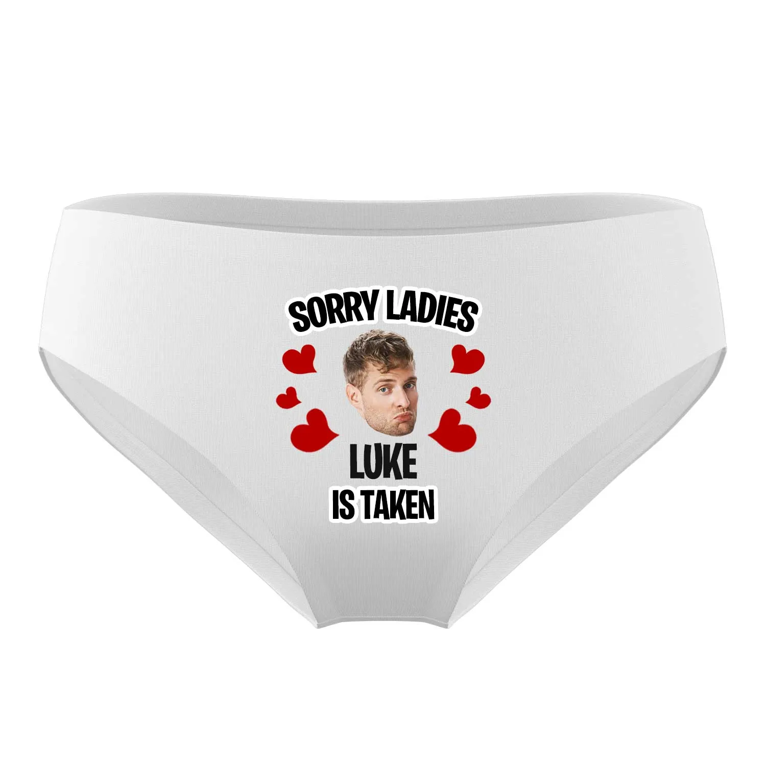 Sorry Ladies *Name* Is Taken Swim Trunks Personalised With Face sold by Super Socks product image thumbnail 5