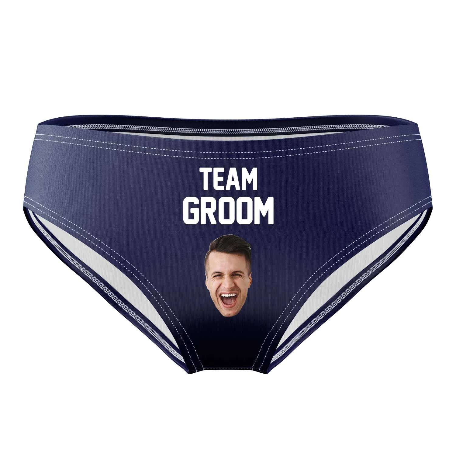 Team Groom Swim Trunks Personalised With Face sold by Super Socks product image thumbnail 4