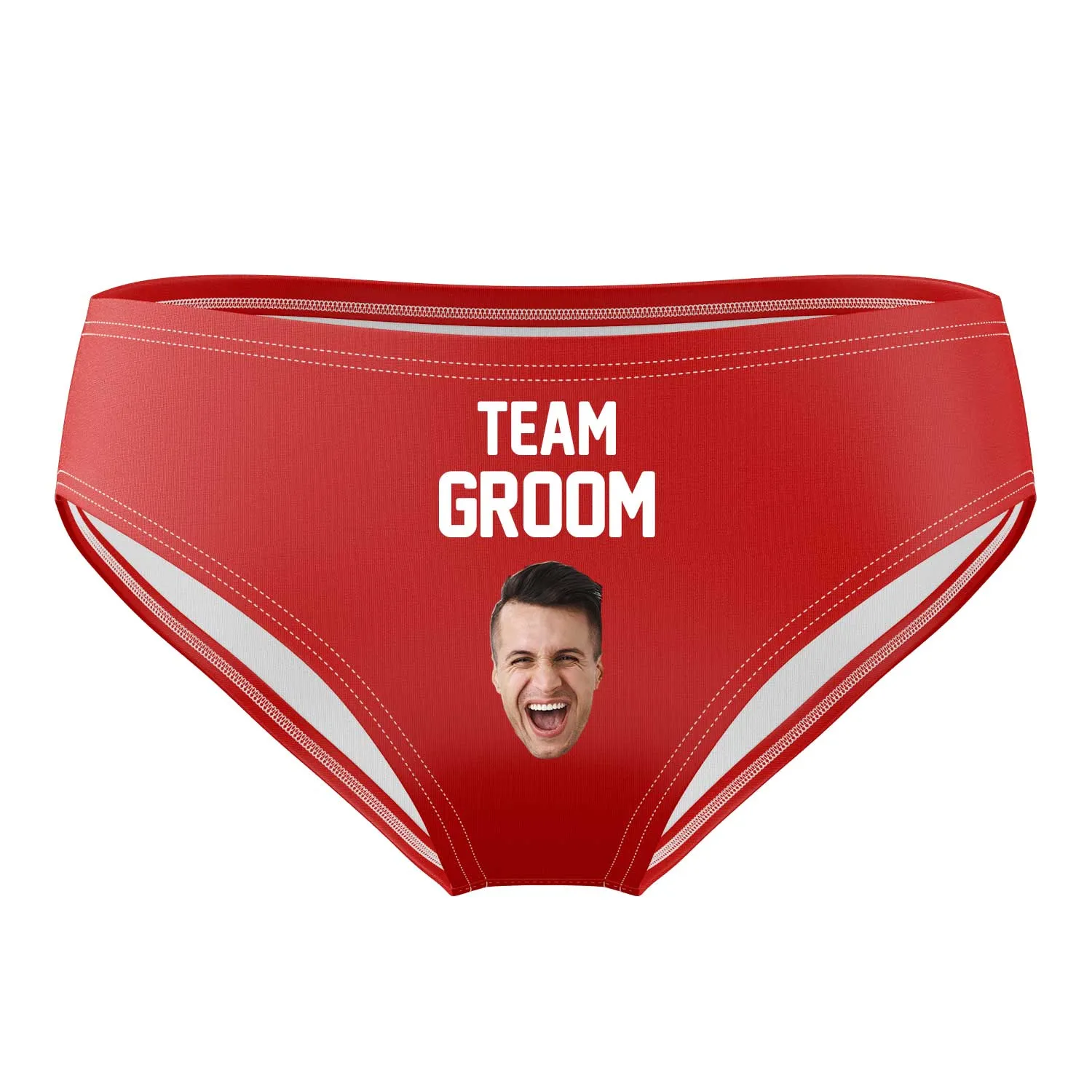 Team Groom Swim Trunks Personalised With Face sold by Super Socks product image thumbnail 5