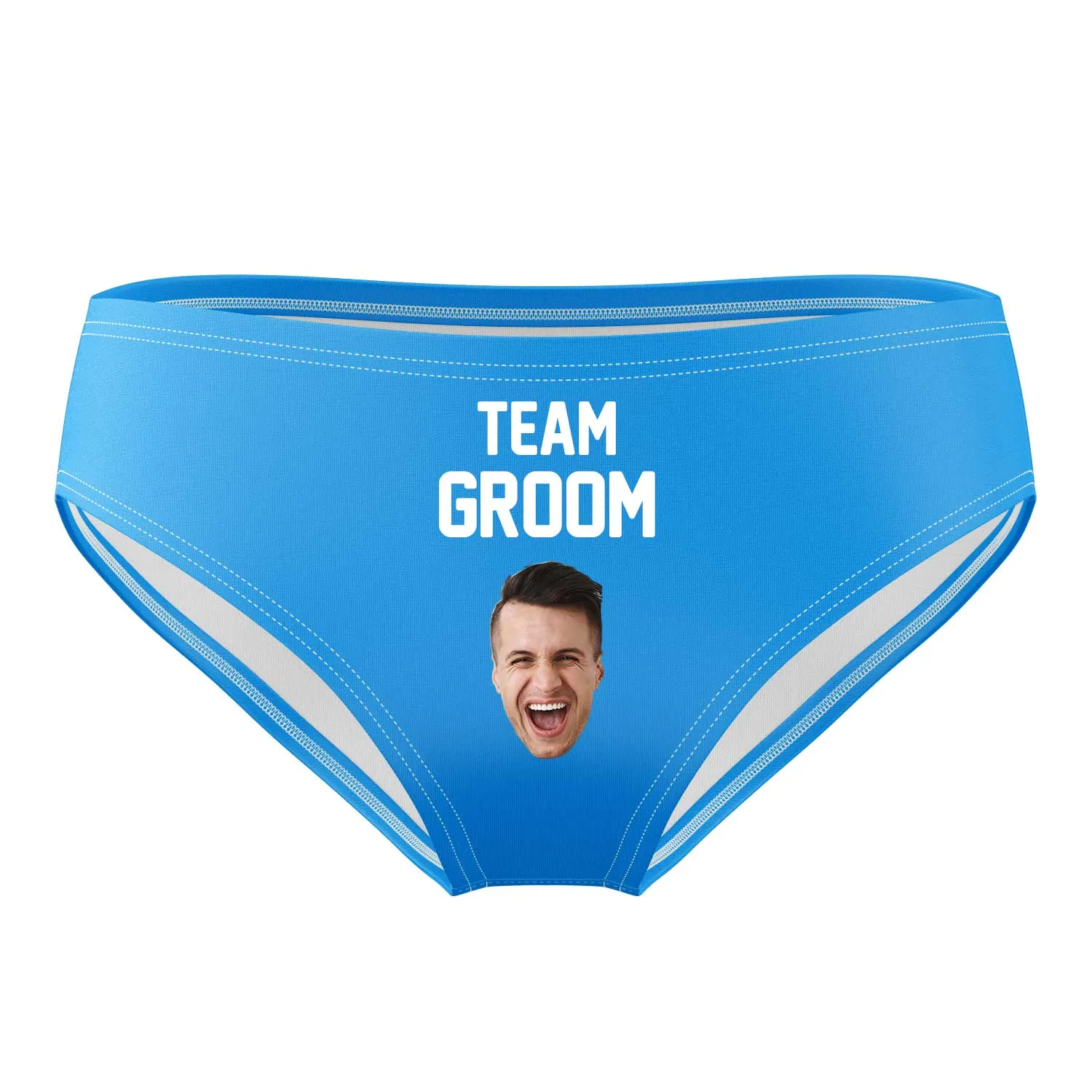 Team Groom Swim Trunks Personalised With Face sold by Super Socks product image thumbnail 3