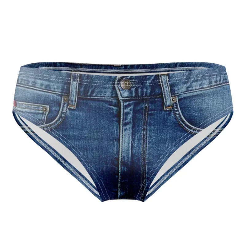 Denim Swim Trunks sold by Super Socks