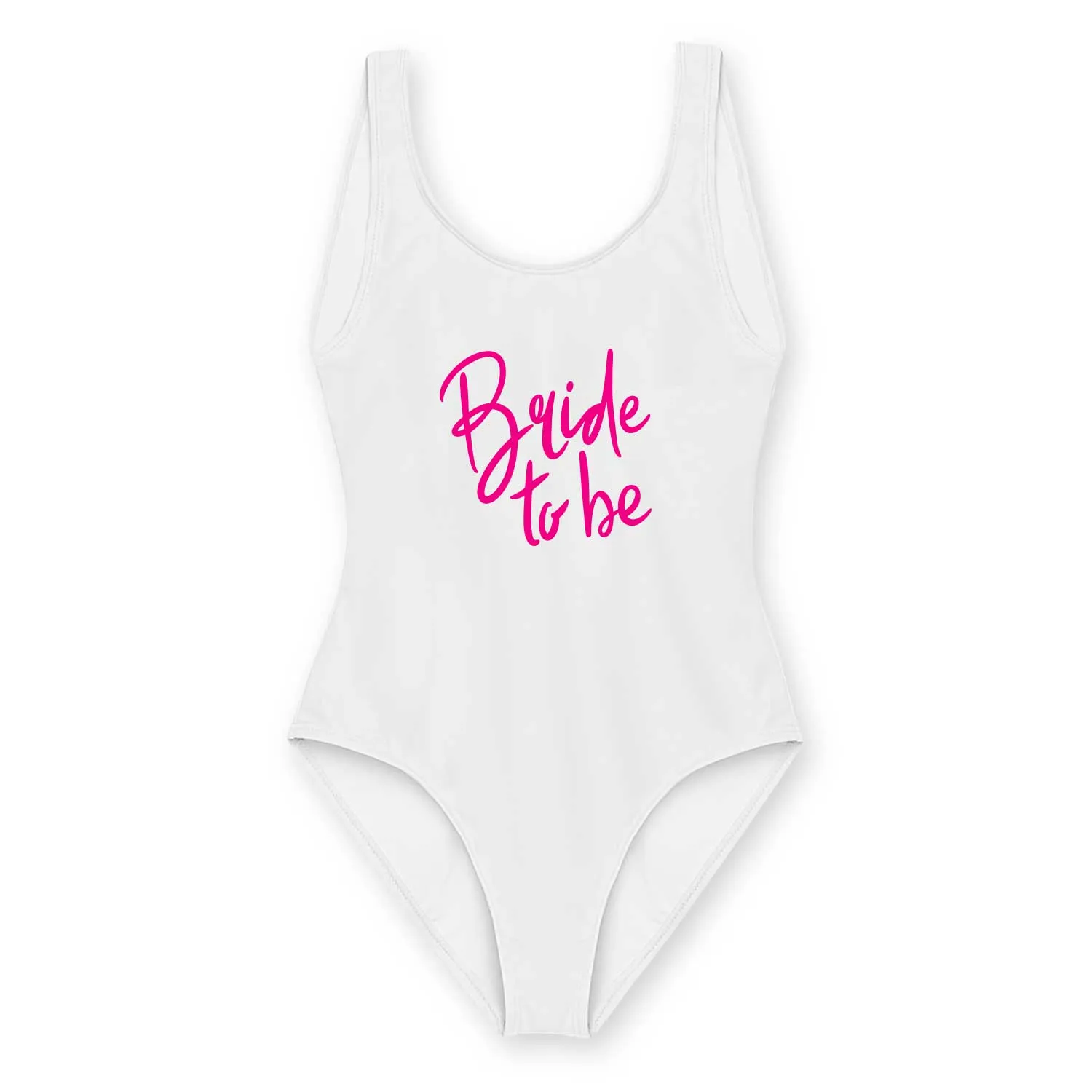 Bride To Be White Swimsuit sold by Super Socks product image thumbnail 2