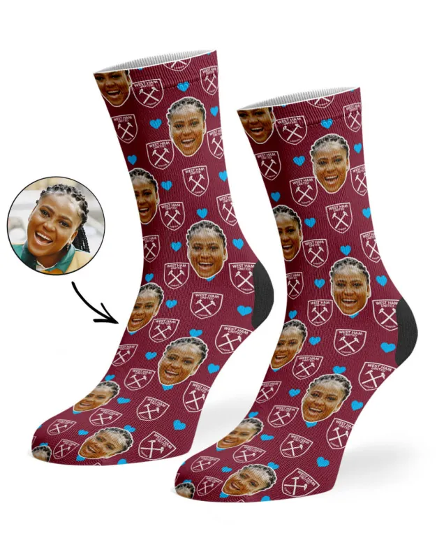 West Ham Love Socks Claret sold by Super Socks