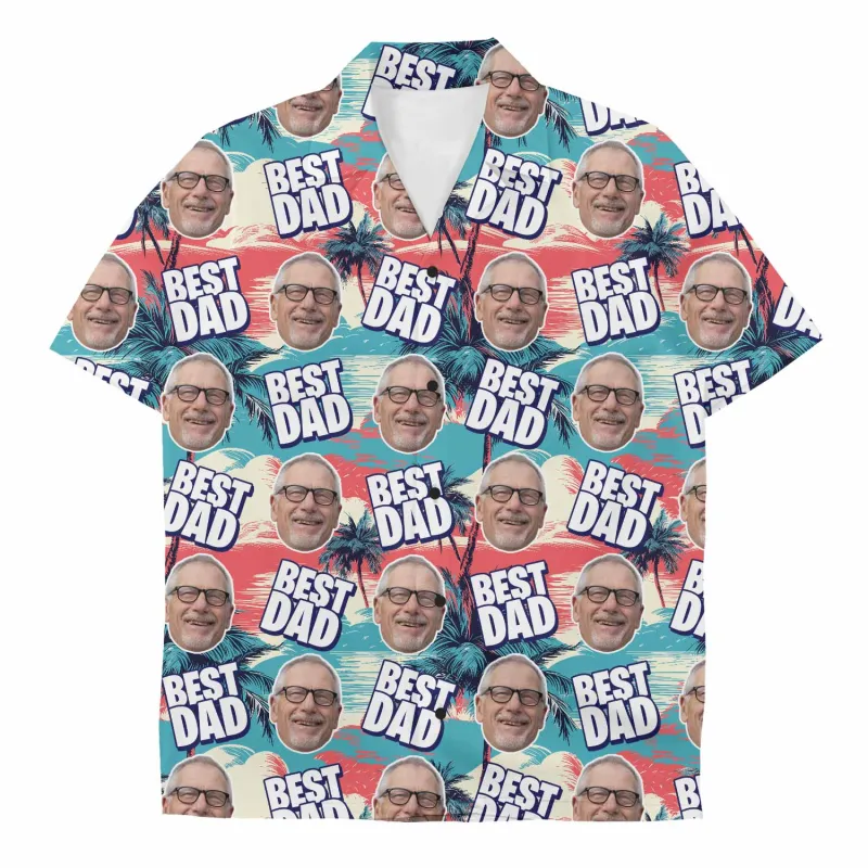 Best Dad Custom Hawaiian Shirt sold by Super Socks