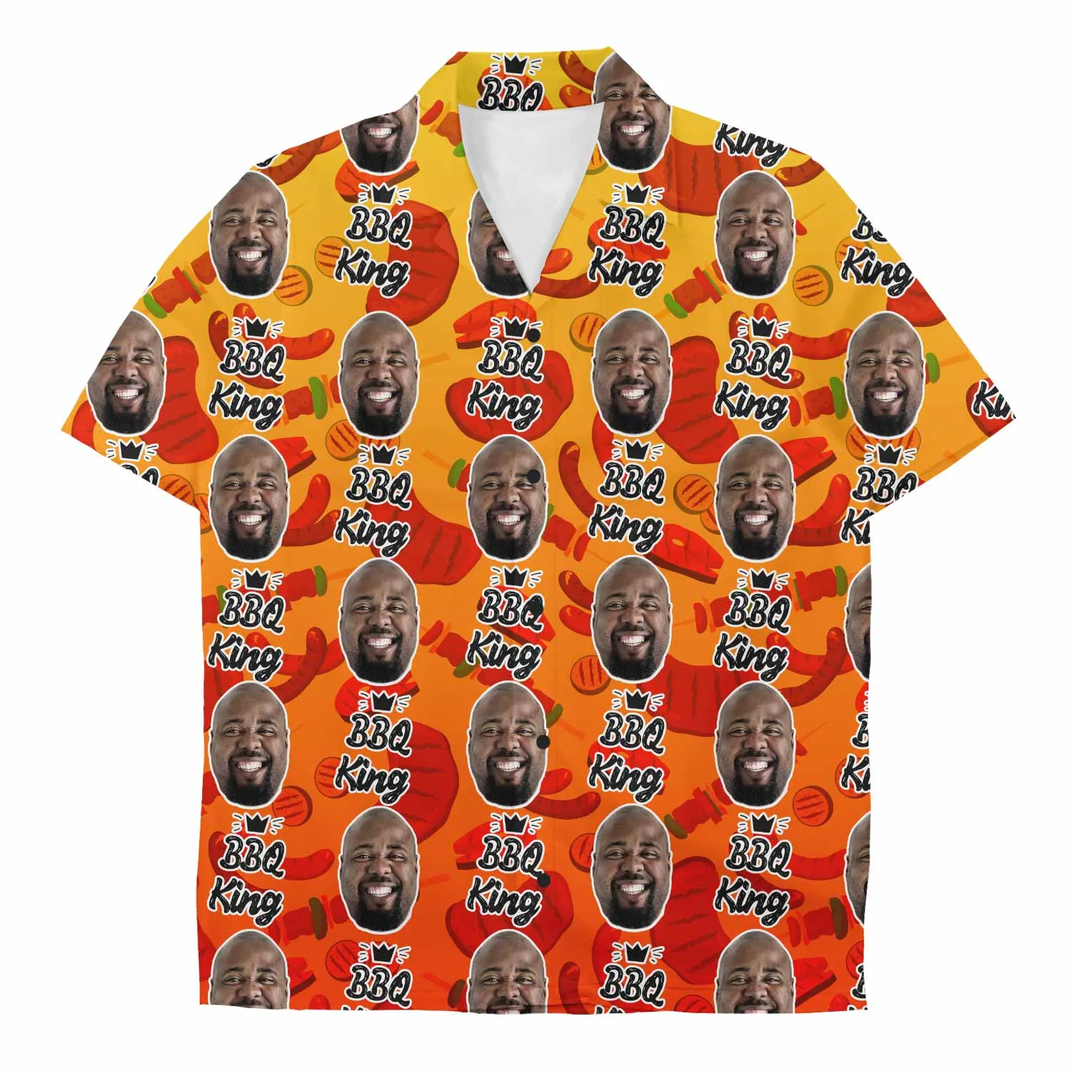 BBQ King Custom Hawaiian Shirt sold by Super Socks