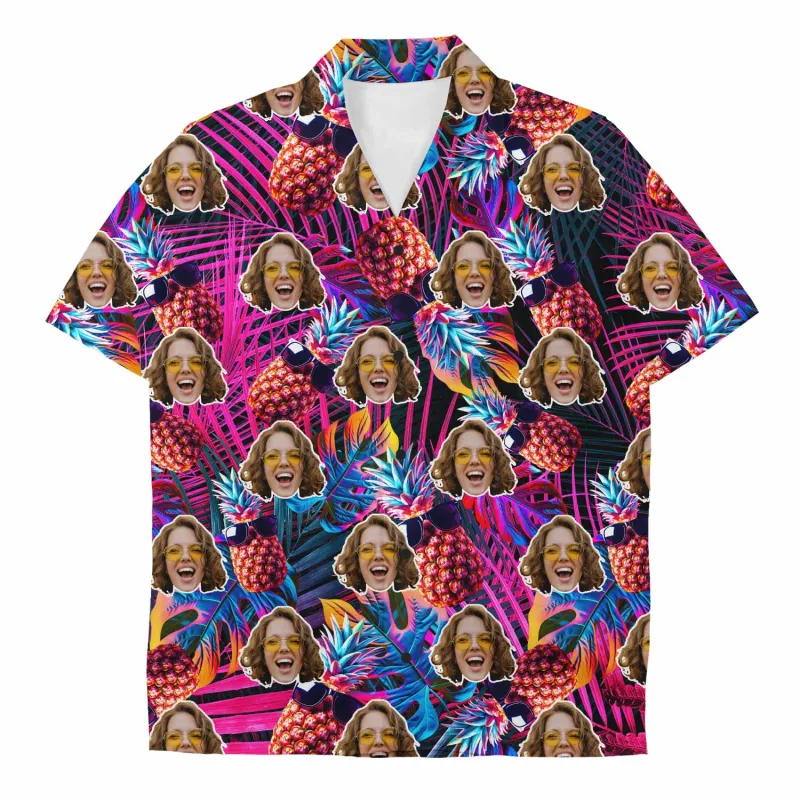 Funky Pineapples Custom Hawaiian Shirt sold by Super Socks