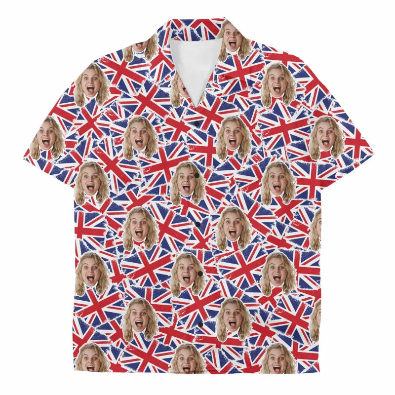 Great Britain Flags Custom Hawaiian Shirt sold by Super Socks