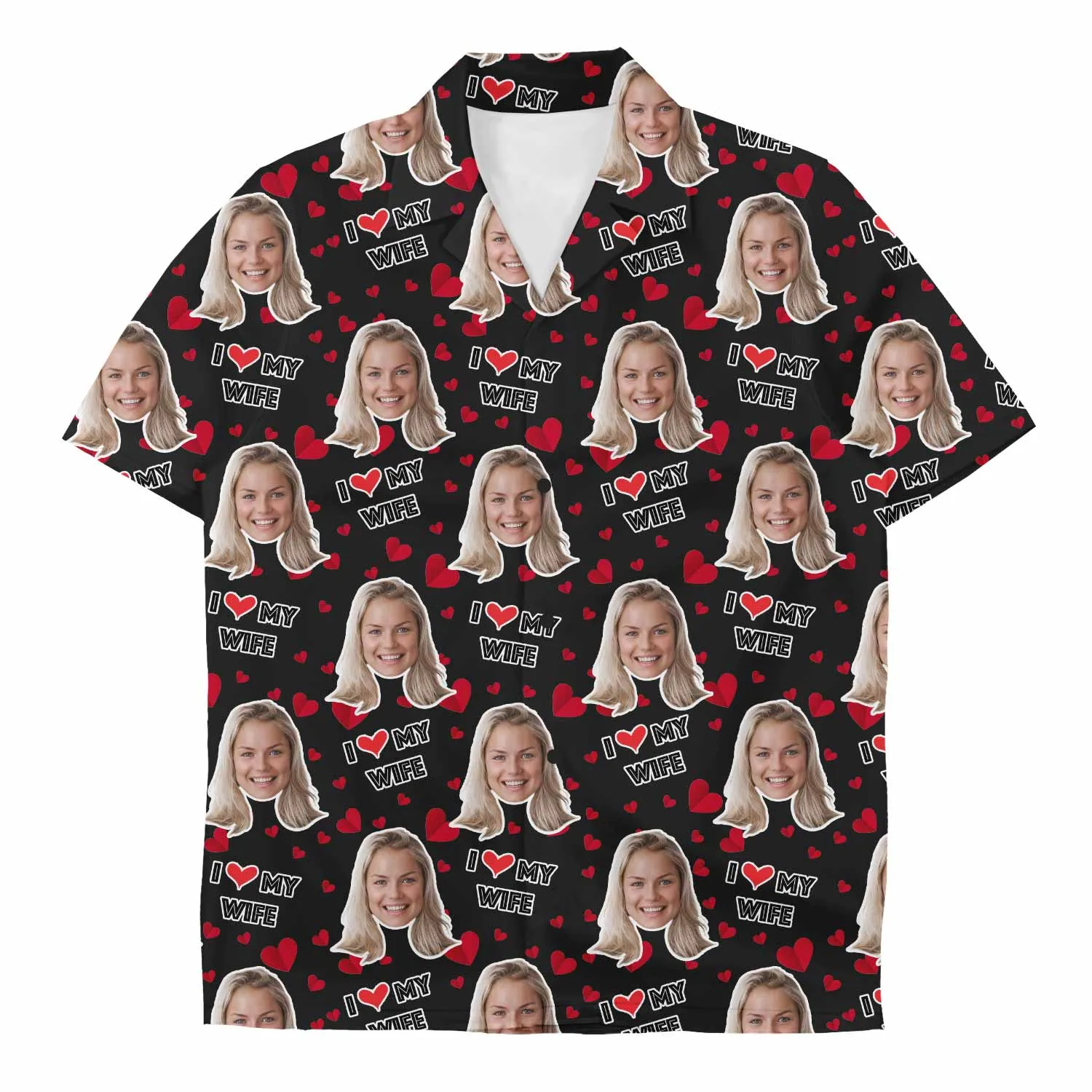 I Love My Wife Custom Hawaiian Shirt sold by Super Socks