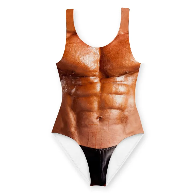 Body Builder Funny Swimsuit sold by Super Socks