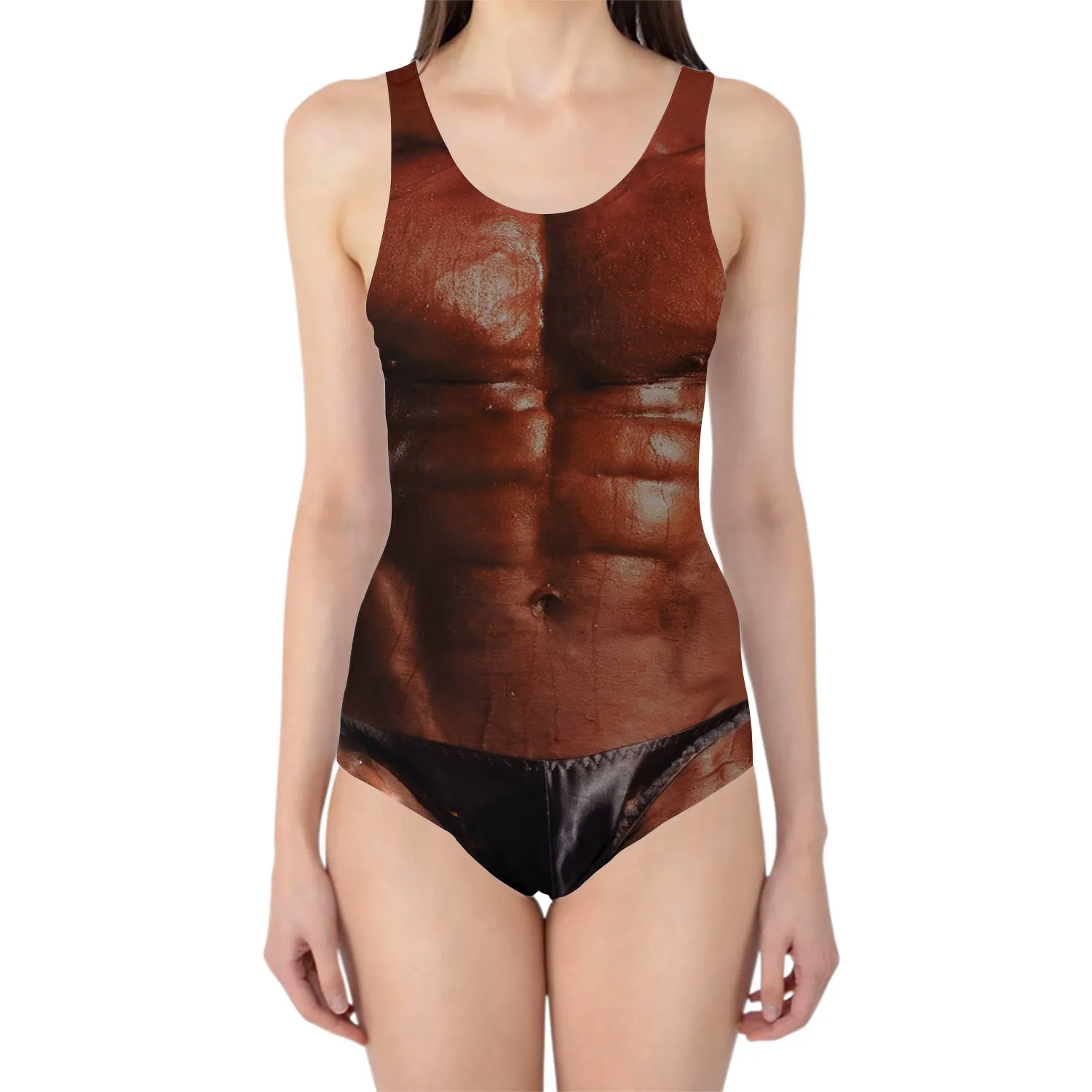 Body Builder Funny Swimsuit sold by Super Socks product image thumbnail 2