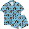 I Love My Girlfriend Personalised Hawaiian Shirt Shorts Set sold by Super Socks